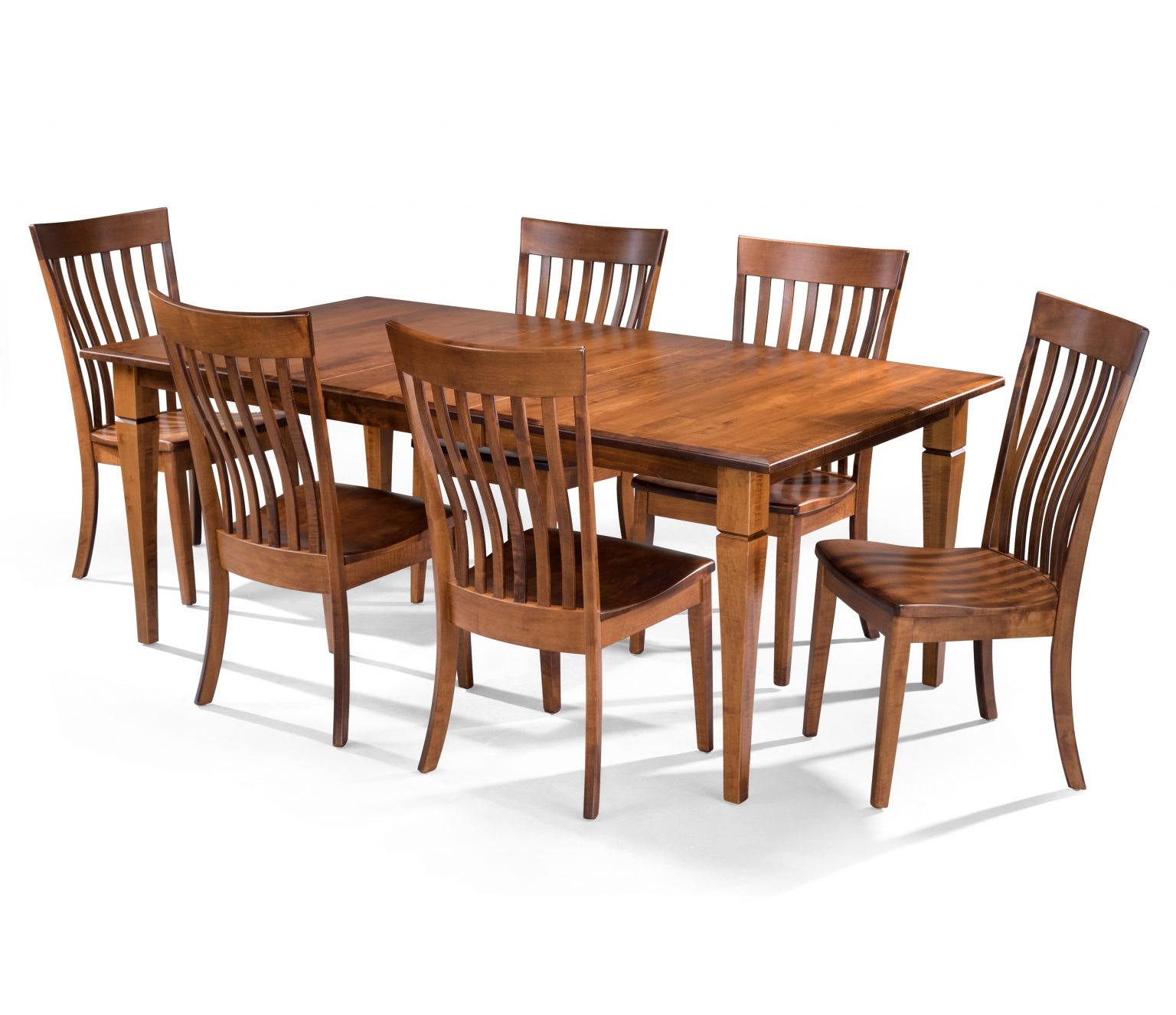 Amish Essentials Rectangular Table/4 sided taper legs & Nathan Chair Rectangle Table and Nathan Chair