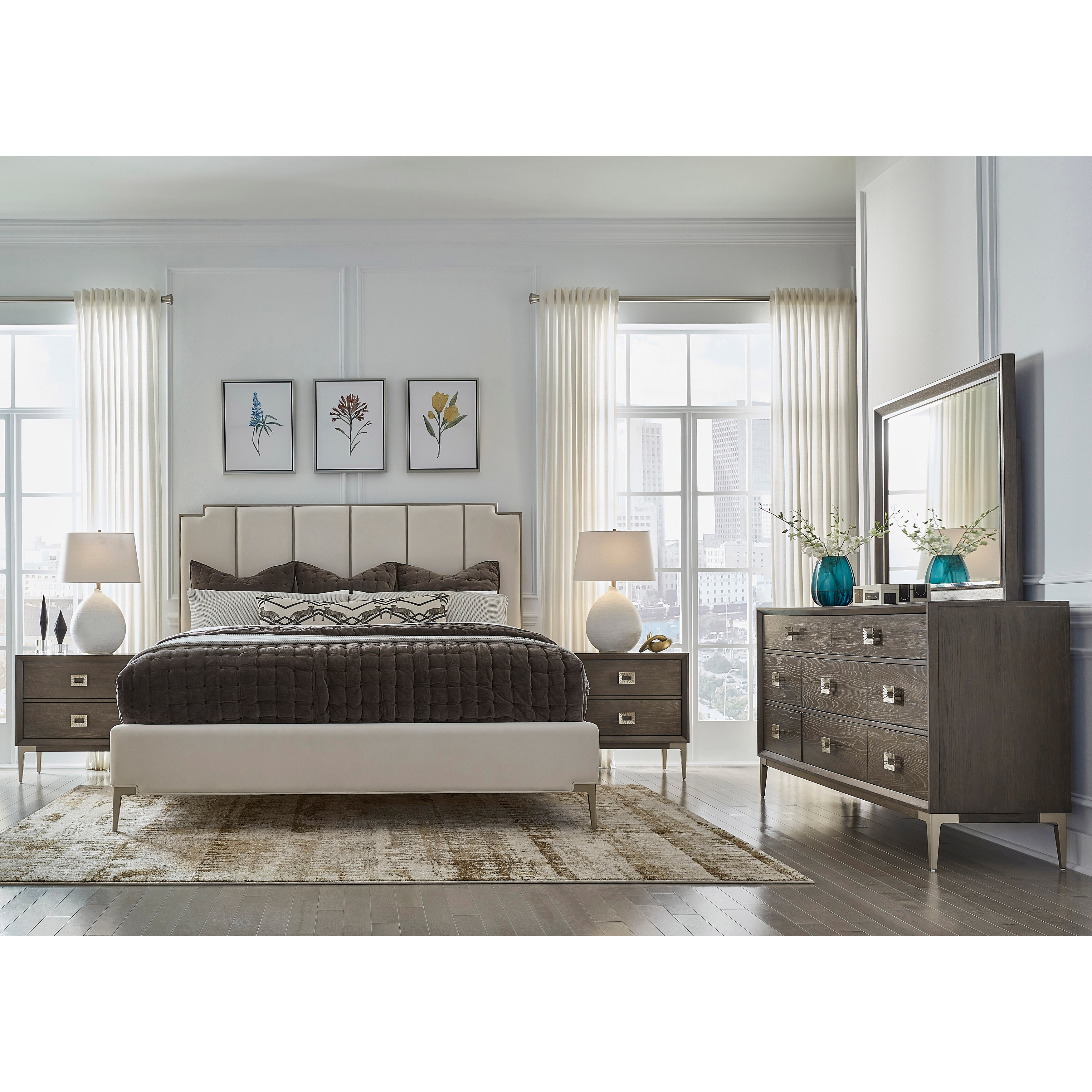 Drew upholstered outlet bed