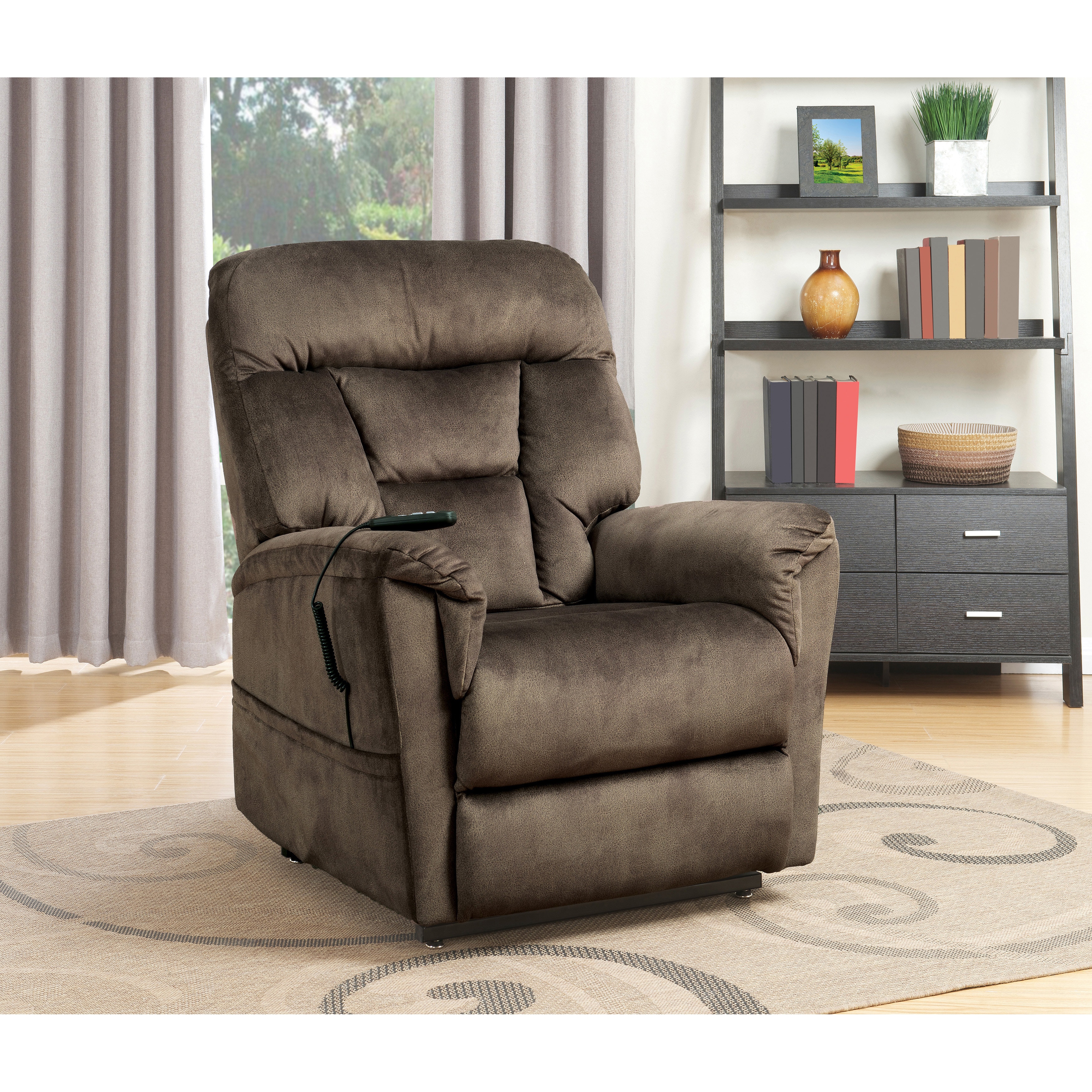 PRI Living Room Serengeti Light Brown Dual Motor Lift Chair