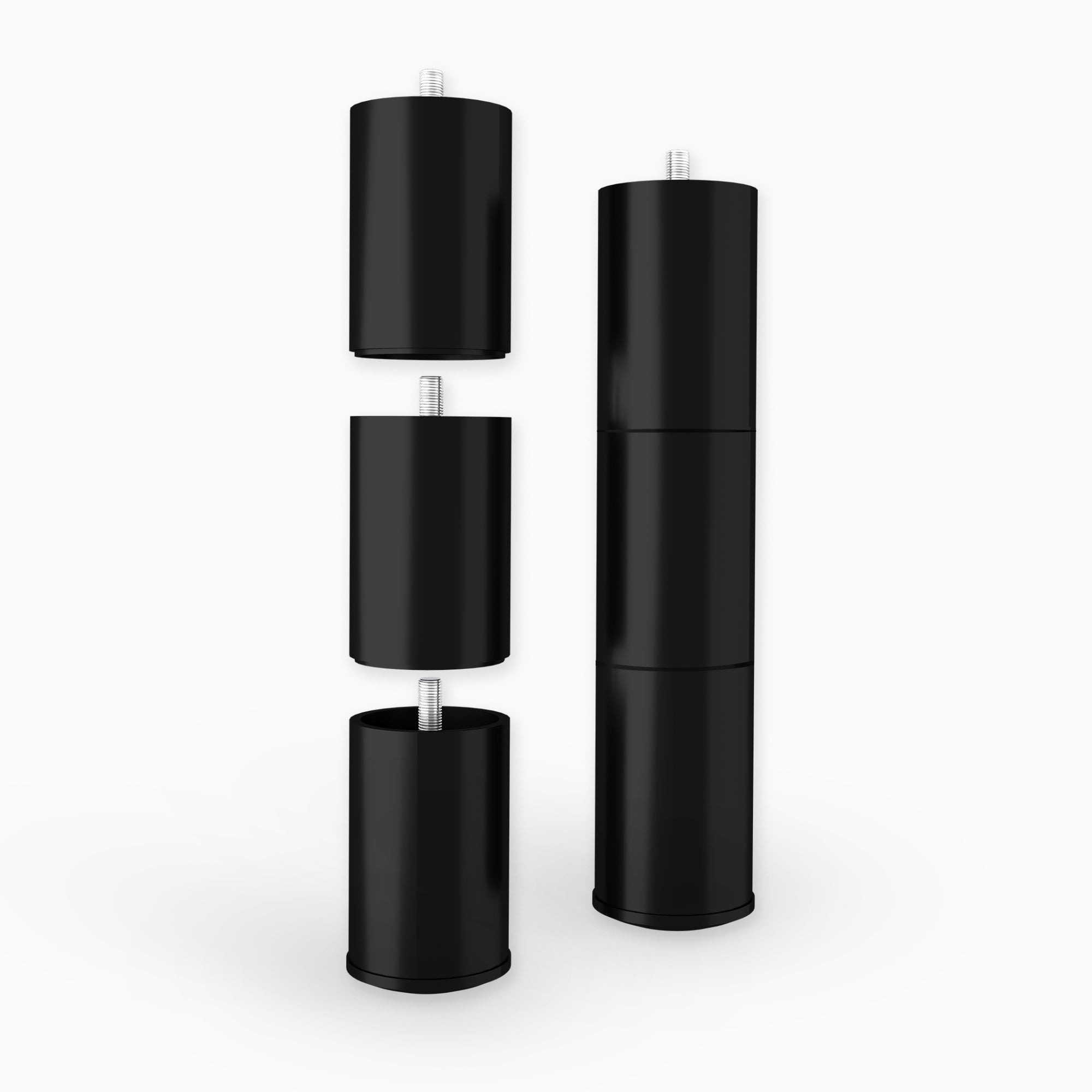 Rize Home 3-IN-1 Leg (GM6LEG3N1) - Set of 2 10.75 Inch Legs 3-IN-1 Leg (GM6LEG3N1) - Set of 2 10.75 Inch Legs
