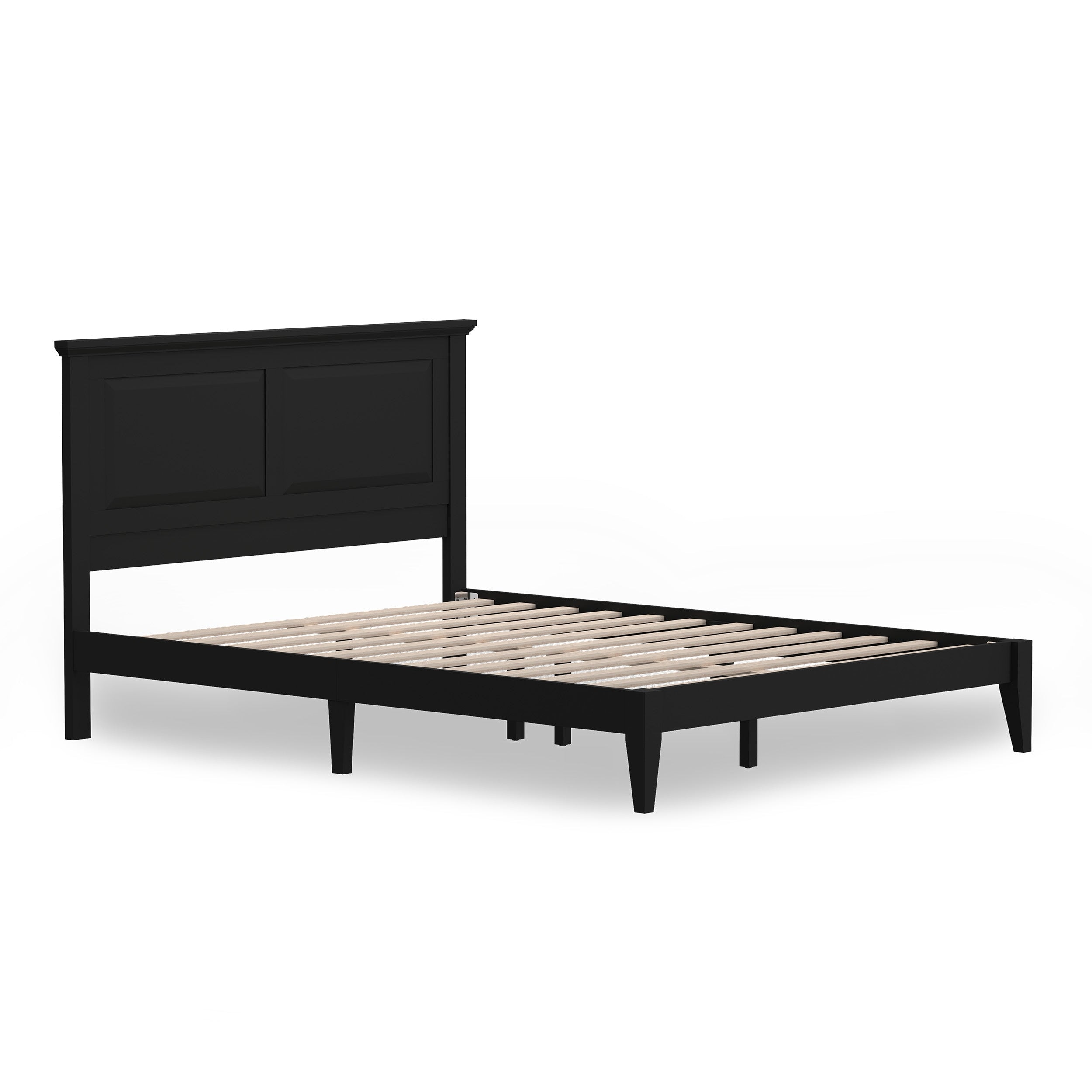 Rize Home Cottage Style Complete Bed - Ebony Black Cottage Style Complete Bed - Ebony Black