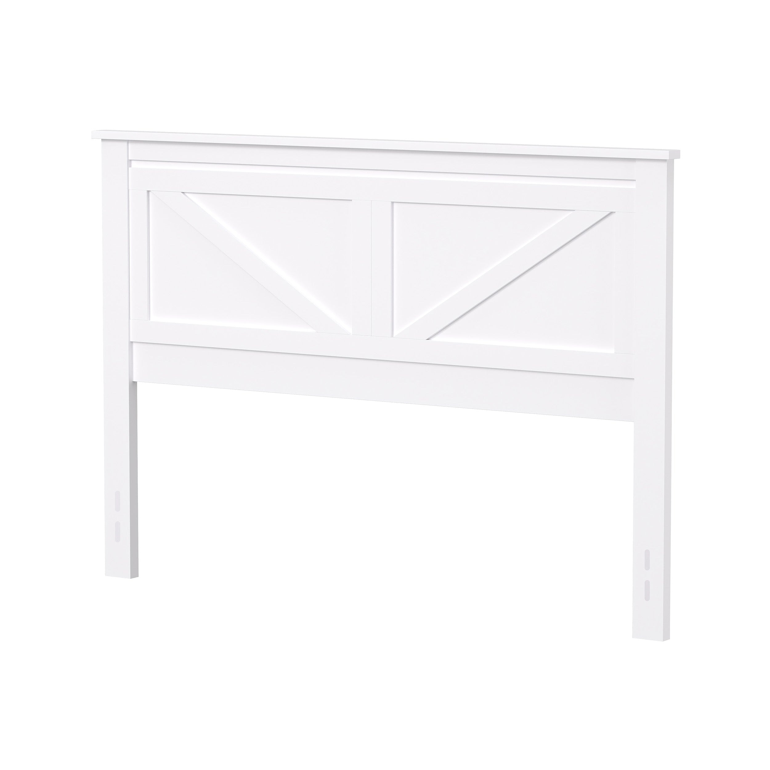 Farmhouse Style Headboard - Gloss White