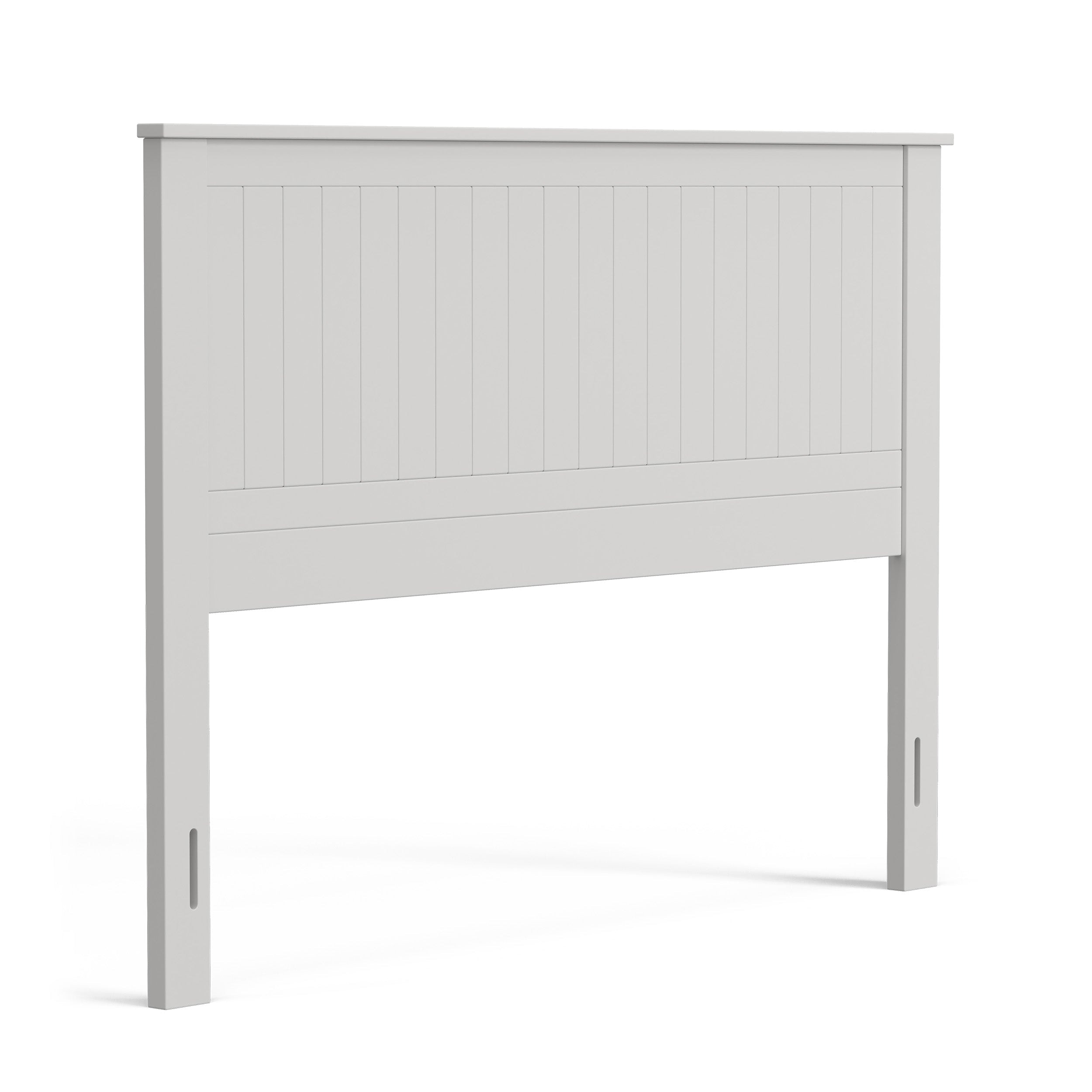 Rize Home Wainscott Wood Headboard - Gloss White Wainscott Wood Headboard - Gloss White