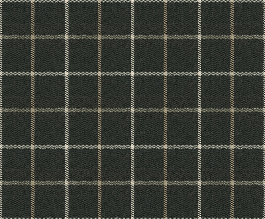 Bassett WOVEN PLAID CHARCOAL 