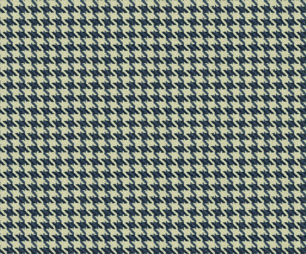 Bassett WOVEN HOUNDSTOOTH MARINE 