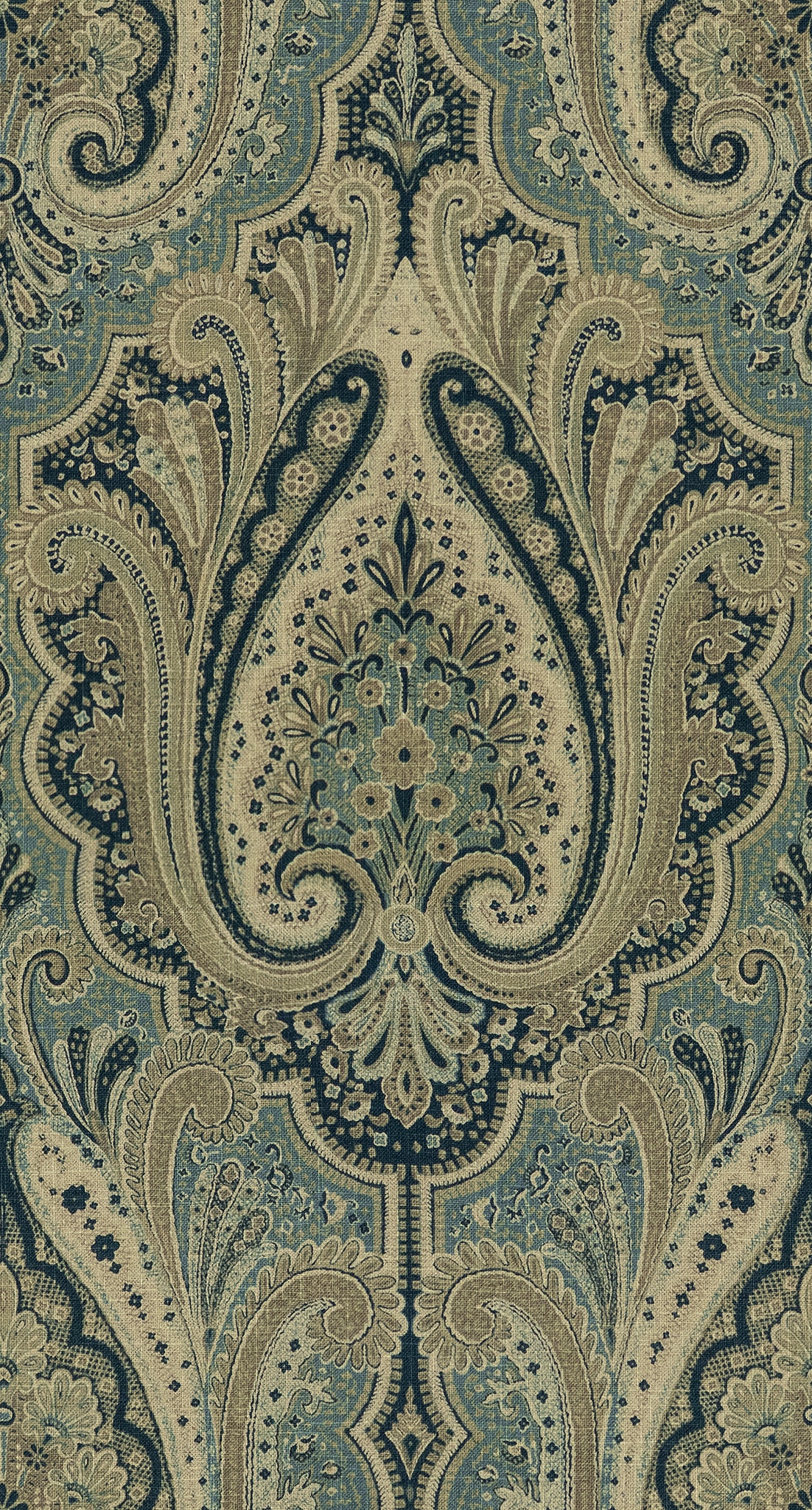Bassett PRINTED PAISLEY DENIM 