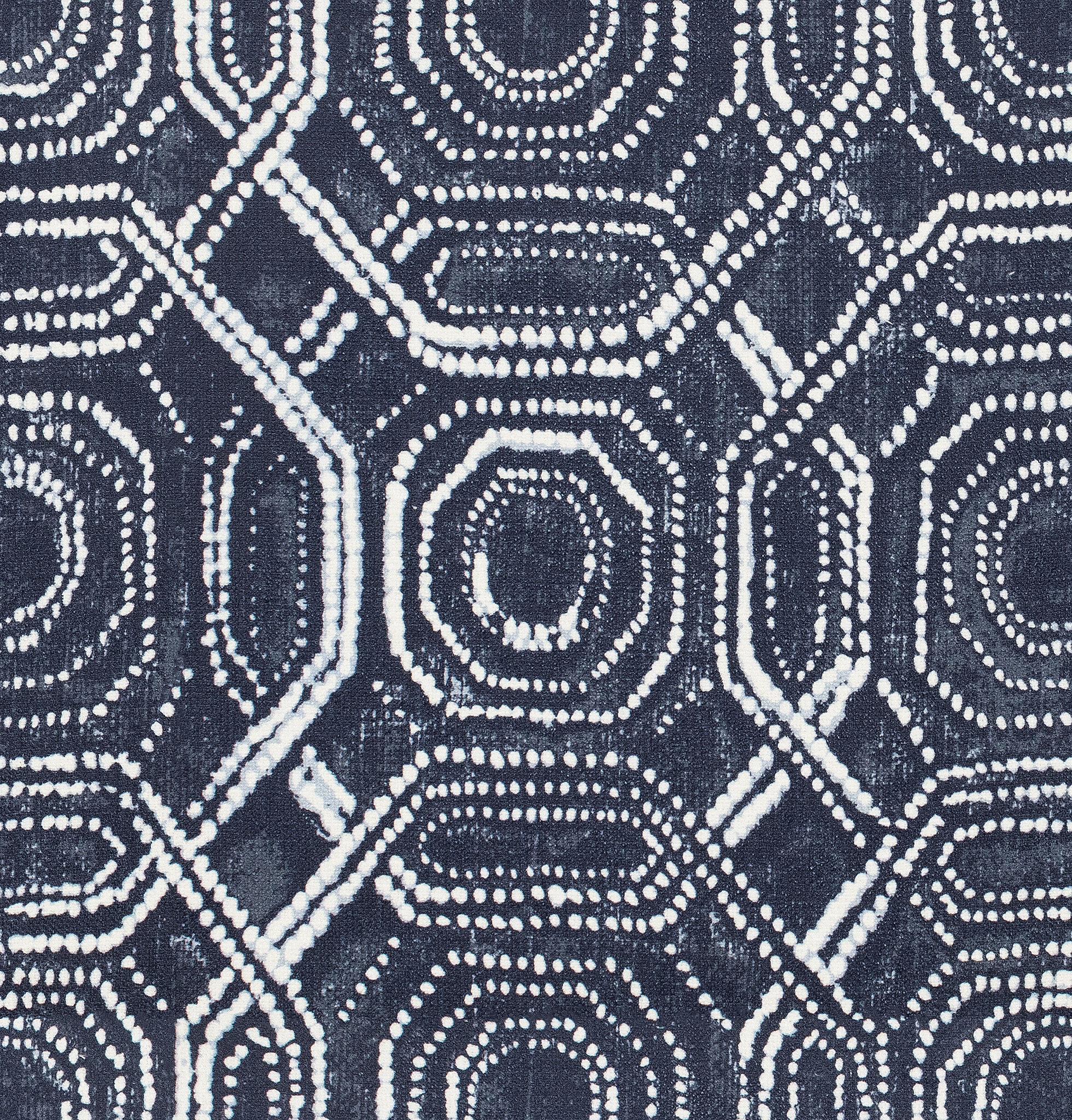 Bassett PRINTED NOVELTY NAVY 