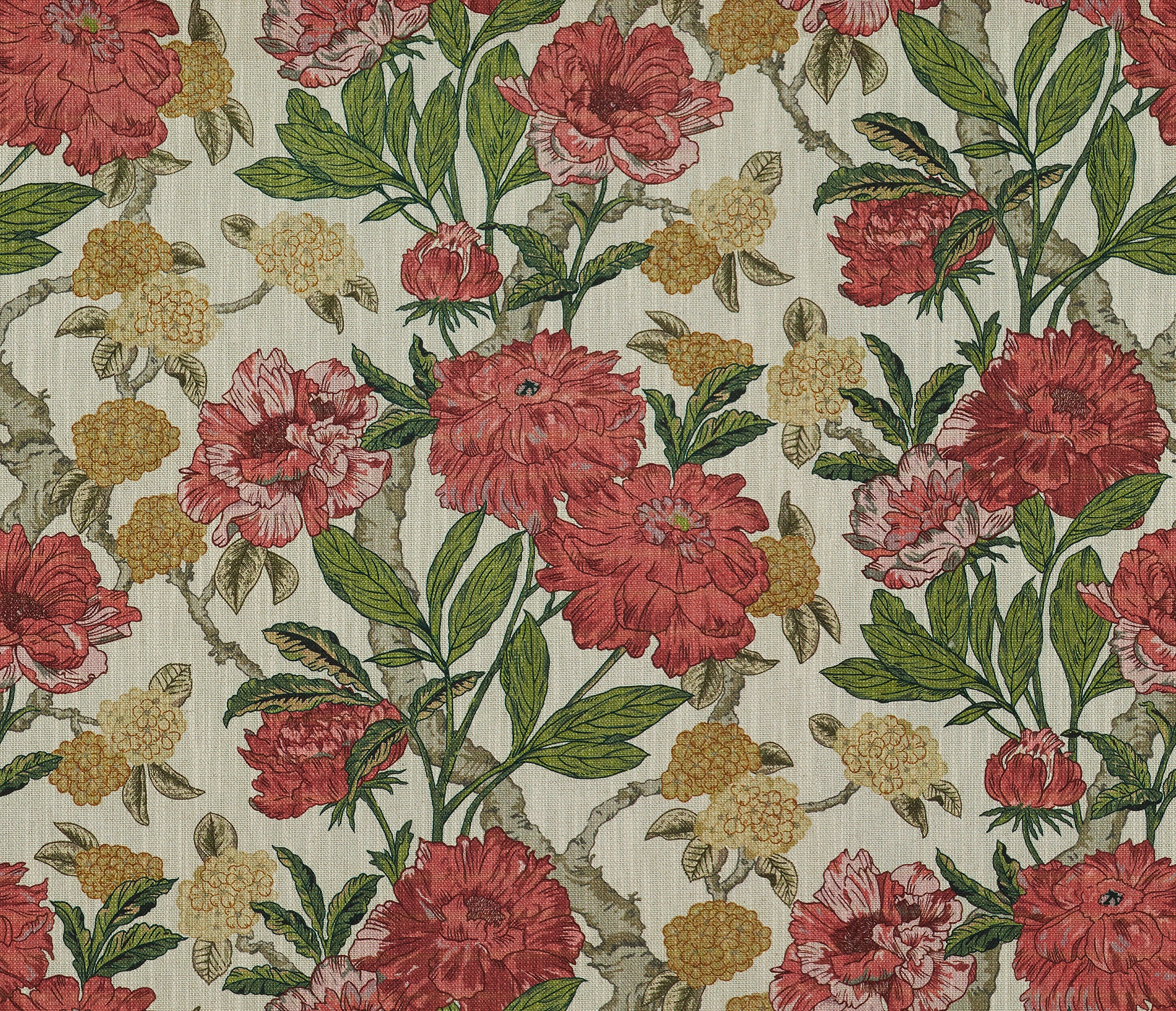 Bassett Flowering Branch Cerise 