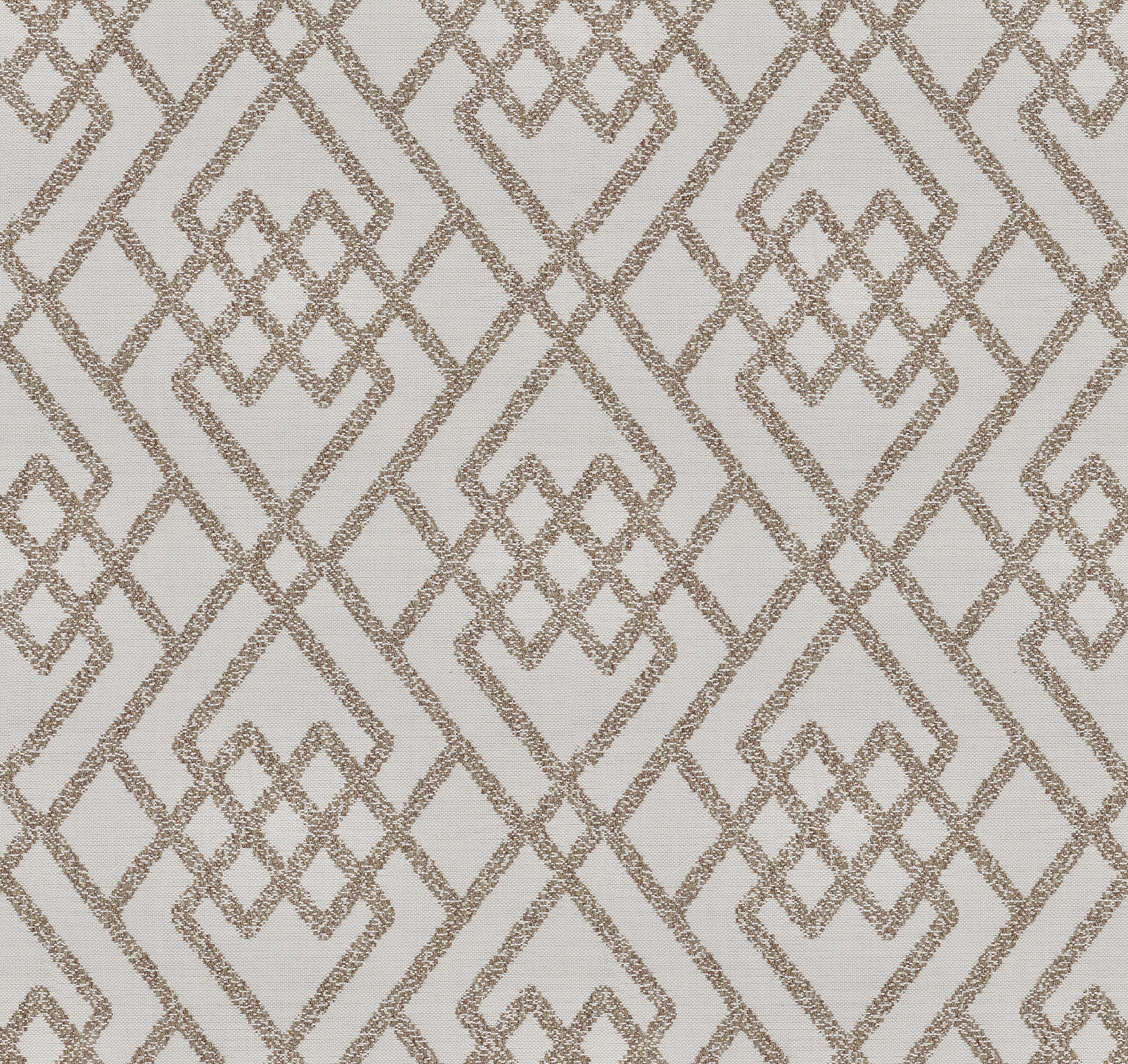Bassett WOVEN GEOMETRIC FLAX 