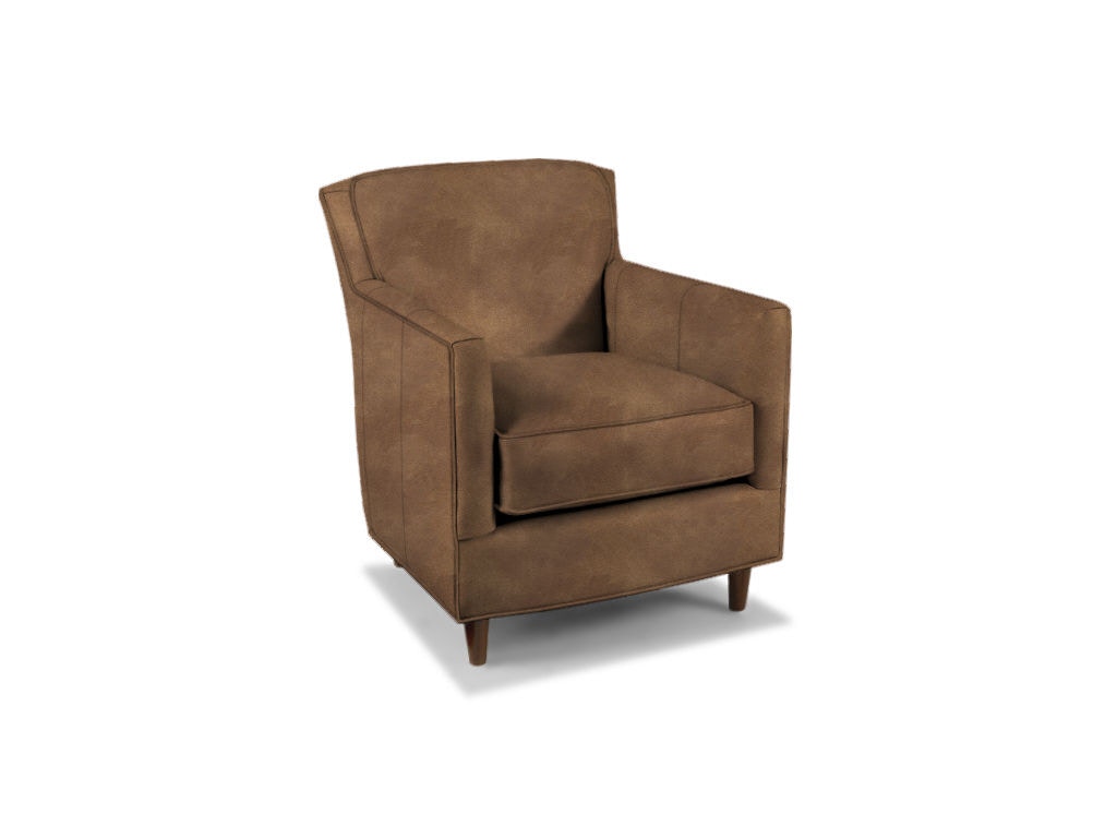 Bassett Living Room Leather Accent Chair 174502L McLaughlins Home