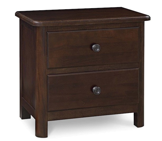 BENCHMADE Bedroom Maple 2 Drawer Nightstand 20150270Z Hickory
