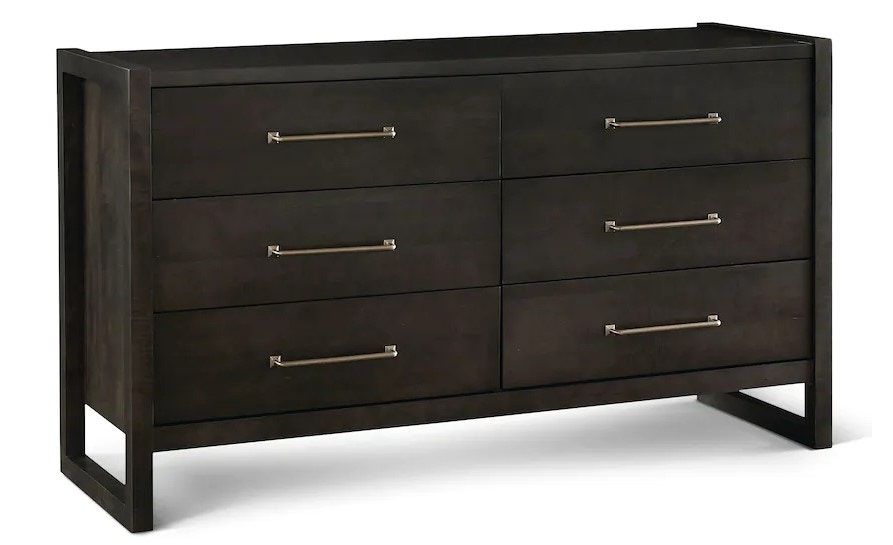 BENCHMADE Bedroom Maple 6 Drawer Dresser 22240237 Wenz Home