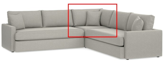 Bassett Living Room Corner Chair 261130 J&K Home Furnishings