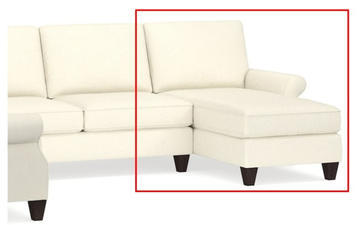 Bassett Davenport RAF Chaise 2716RLFC Portland, OR Key Home