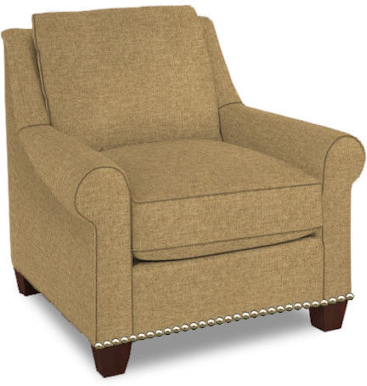 Bassett Wood Circle Back Living Room Chair