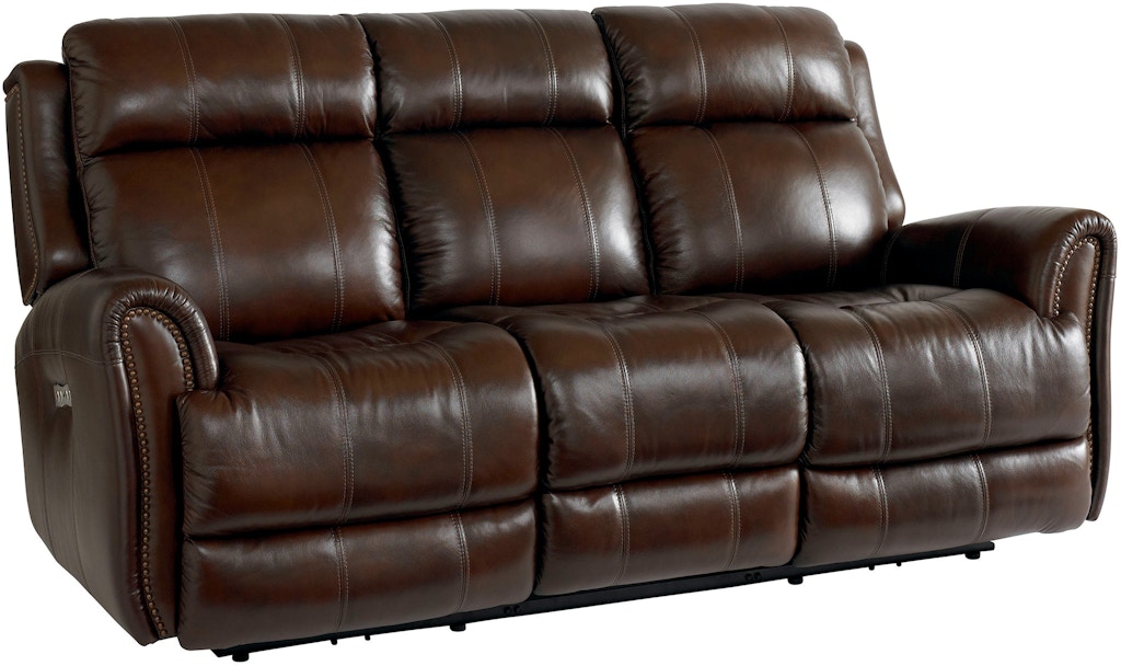 bassett jackson leather sofa