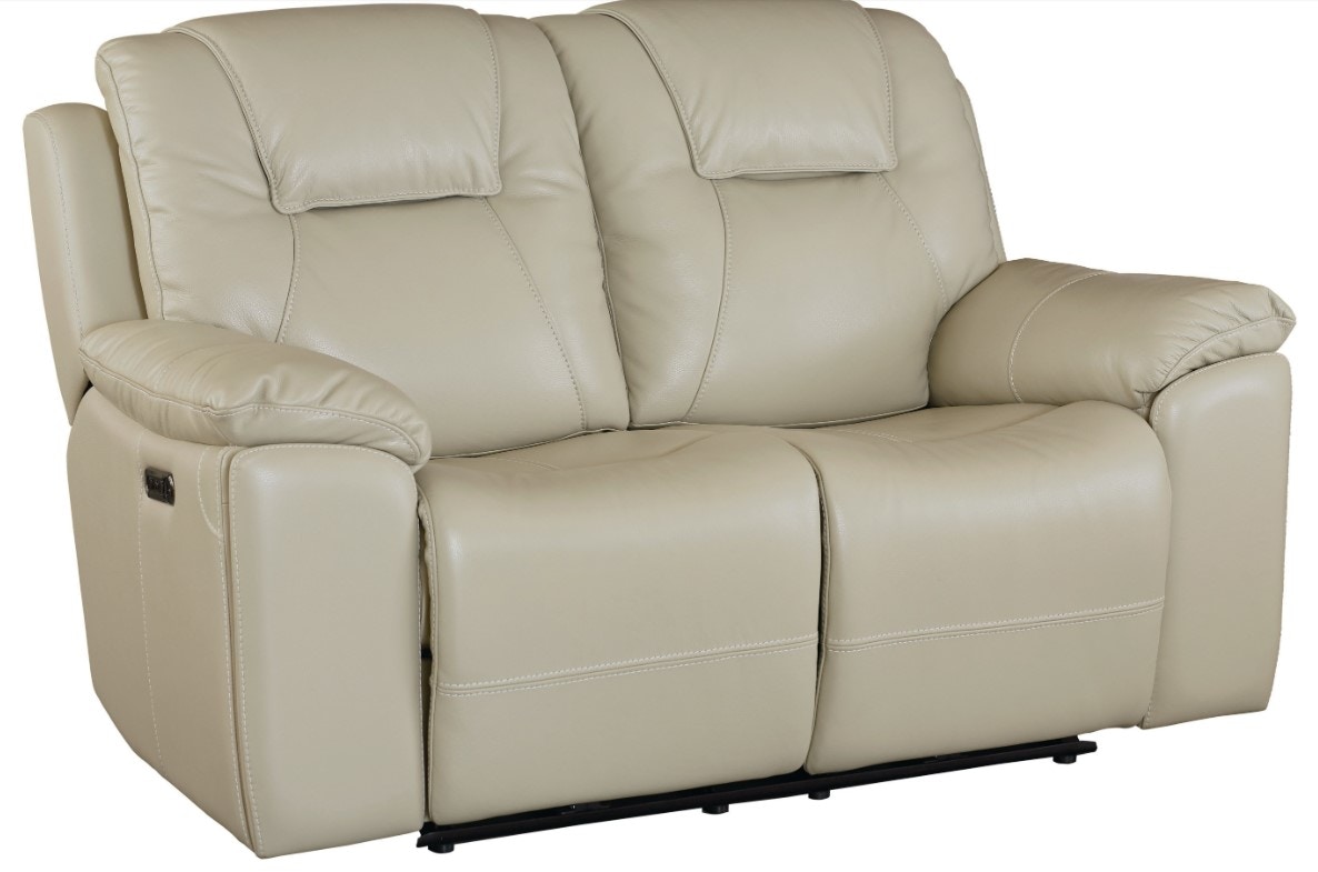 Bassett Living Room Loveseat w/Power 3739P42L Hamilton Sofa