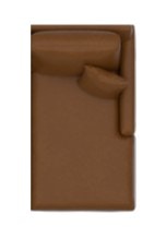 Bassett Leather Thin Track Arm RAF Chaise 