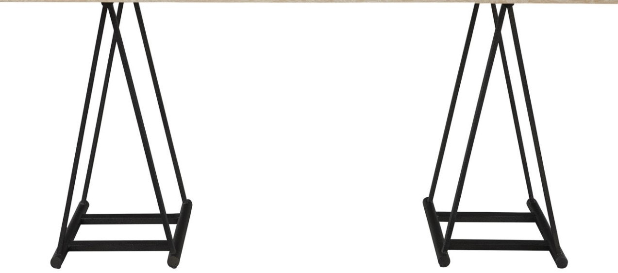 BENCHMADE Home Office Two Metal Desk Bases 6521TB30B Seaside