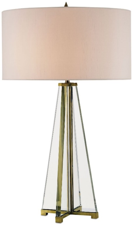 20th Century Brass Floor Lamp With a Tripod Dolphin Base
