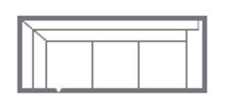 Bassett RAF 3 Seat Sectional w/Corner C000-67SF