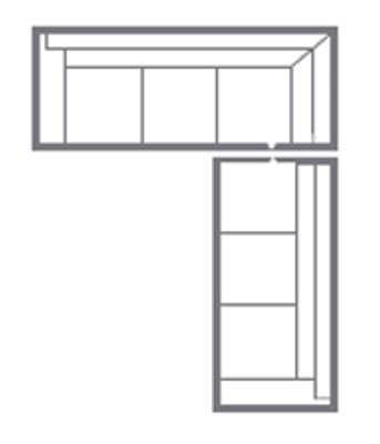 Bassett Large L-Sectional DT C000-L6661DT