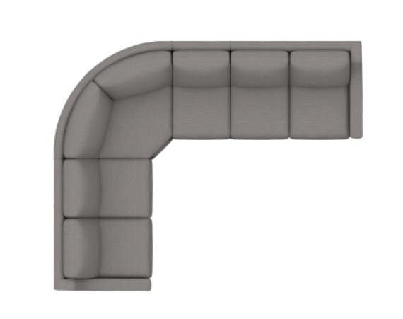 BENCHMADE Living Room 4 Piece LShaped Sectional M000LSECT4T