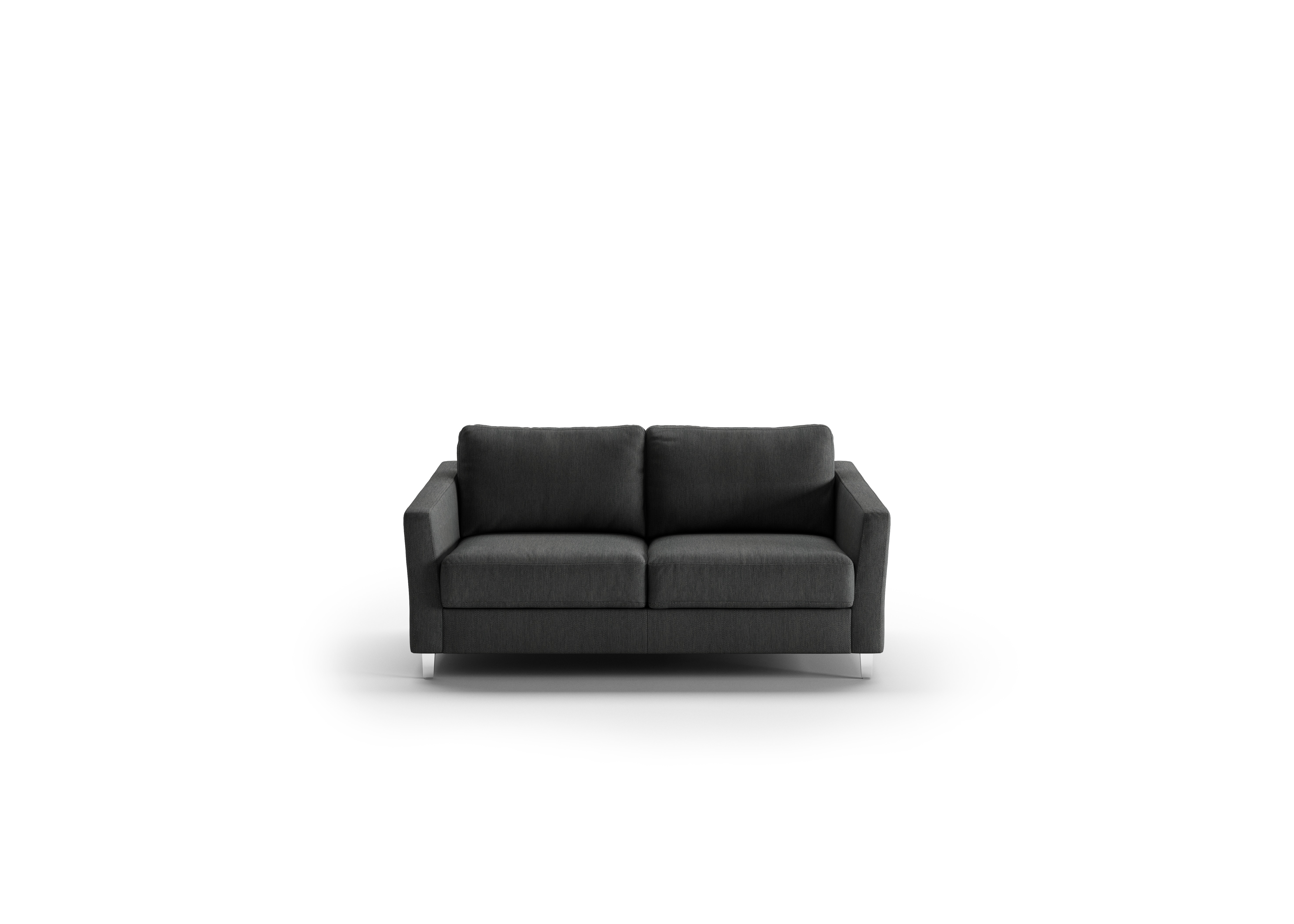 Luonto Furniture Monika Full XL Loveseat Sleeper - Loule 630 - 234/9 Chrome (Lux) MONI-BNT-LUX-LOUL/630-234/9-CR