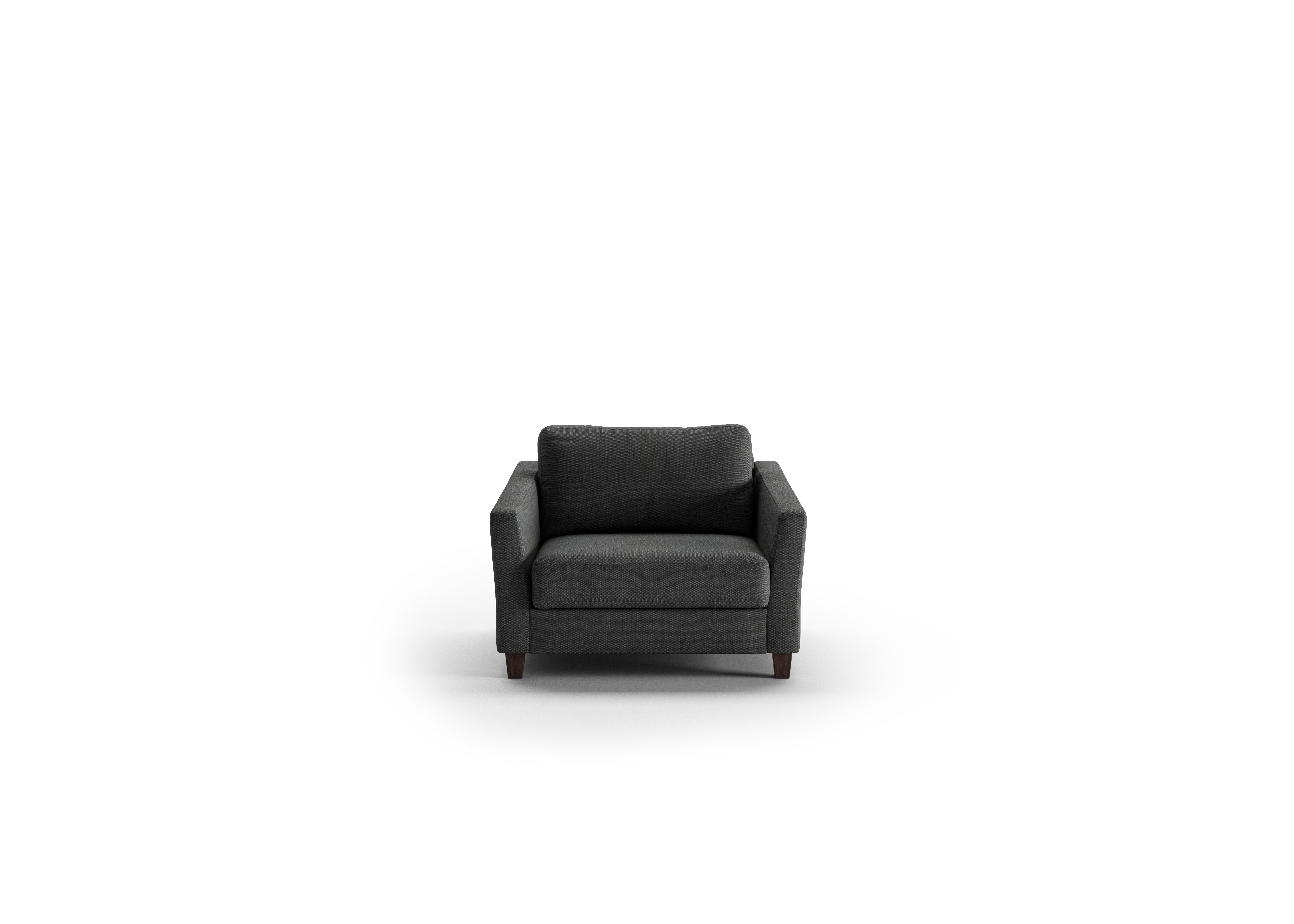 Luonto Furniture Monika Cot Chair Sleeper - Loule 630 - 104/9 Walnut MONI-ANT-LOUL/630-104/9-WA
