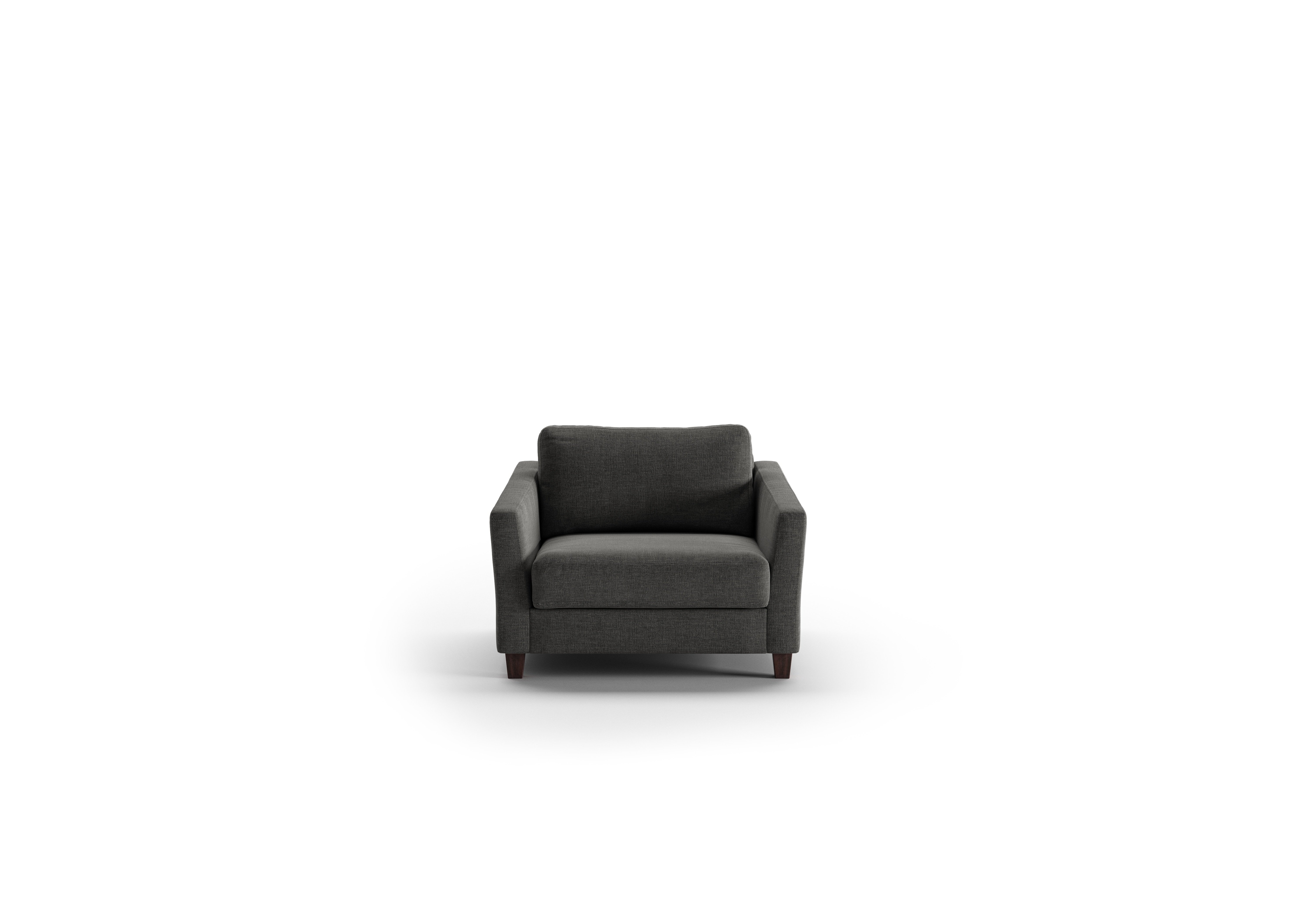 Luonto Furniture Monika Cot Chair Sleeper - Oliver 515 - 104/9 Walnut MONI-ANT-OLIV/515-104/9-WA