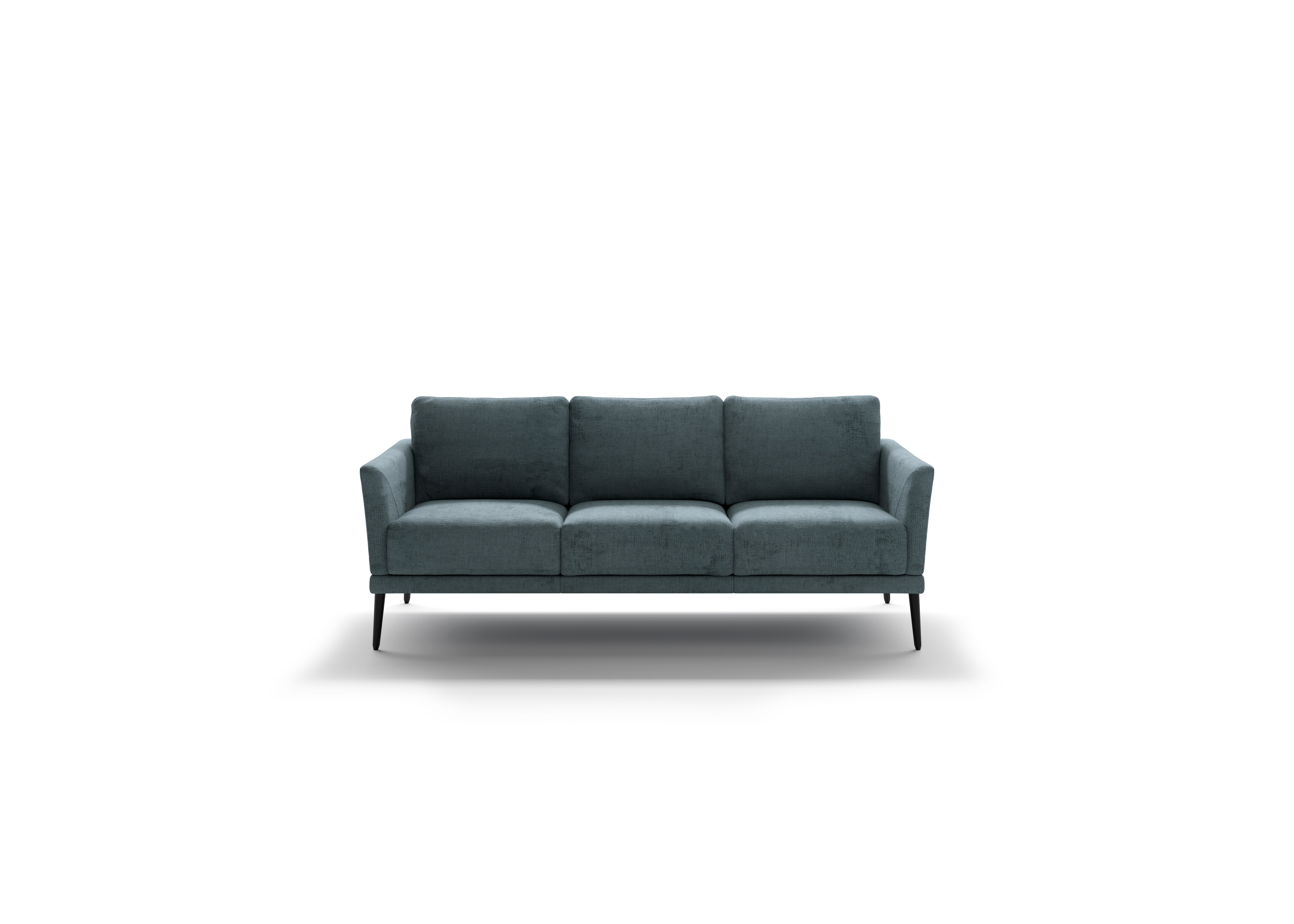 Luonto Furniture Viola 3-Seat Sofa - Harmony 77 - 126/20 Wenge VIOL-D-HARM/77-126/20-WE
