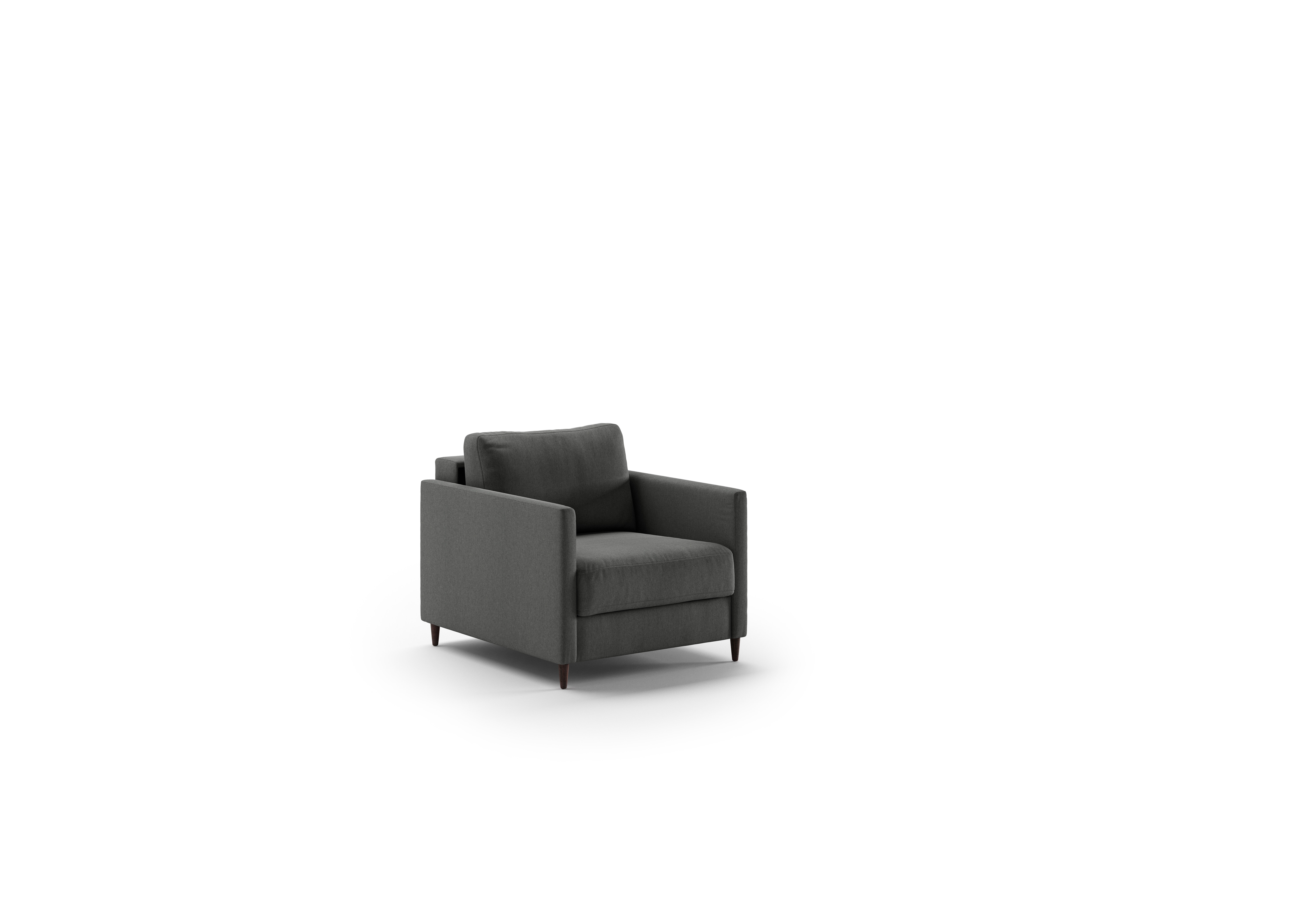 Luonto Furniture Elfin Cot Chair Sleeper - Luna 35 - 126/9 Walnut (Lux) ELFI-ANT-LUNA/35-126/9-WA
