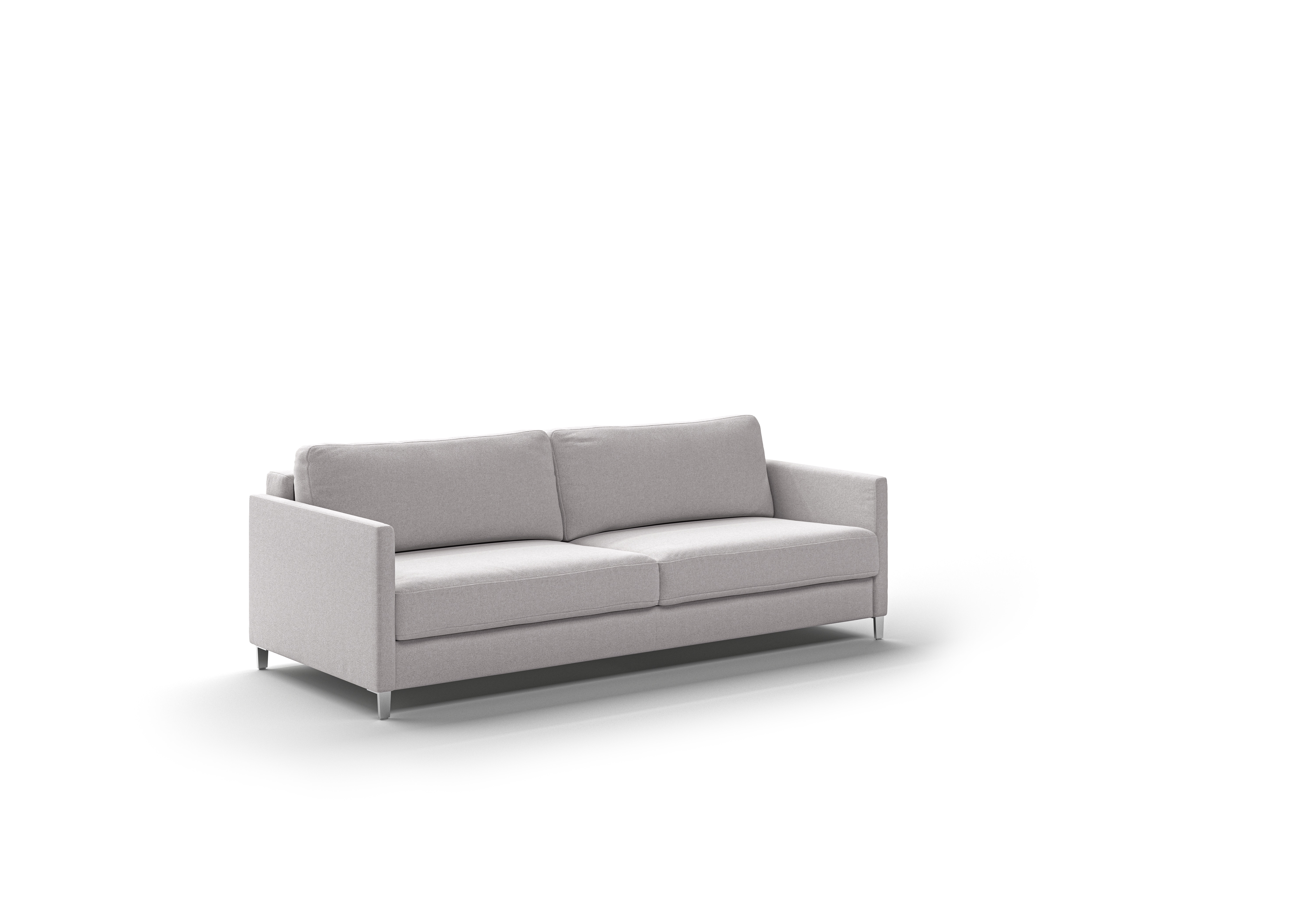 Luonto Furniture Elfin King Sofa Sleeper - Rene 01 - 234/9 Chrome (Lux) ELFI-DNT-RENE/01-234/9-CR