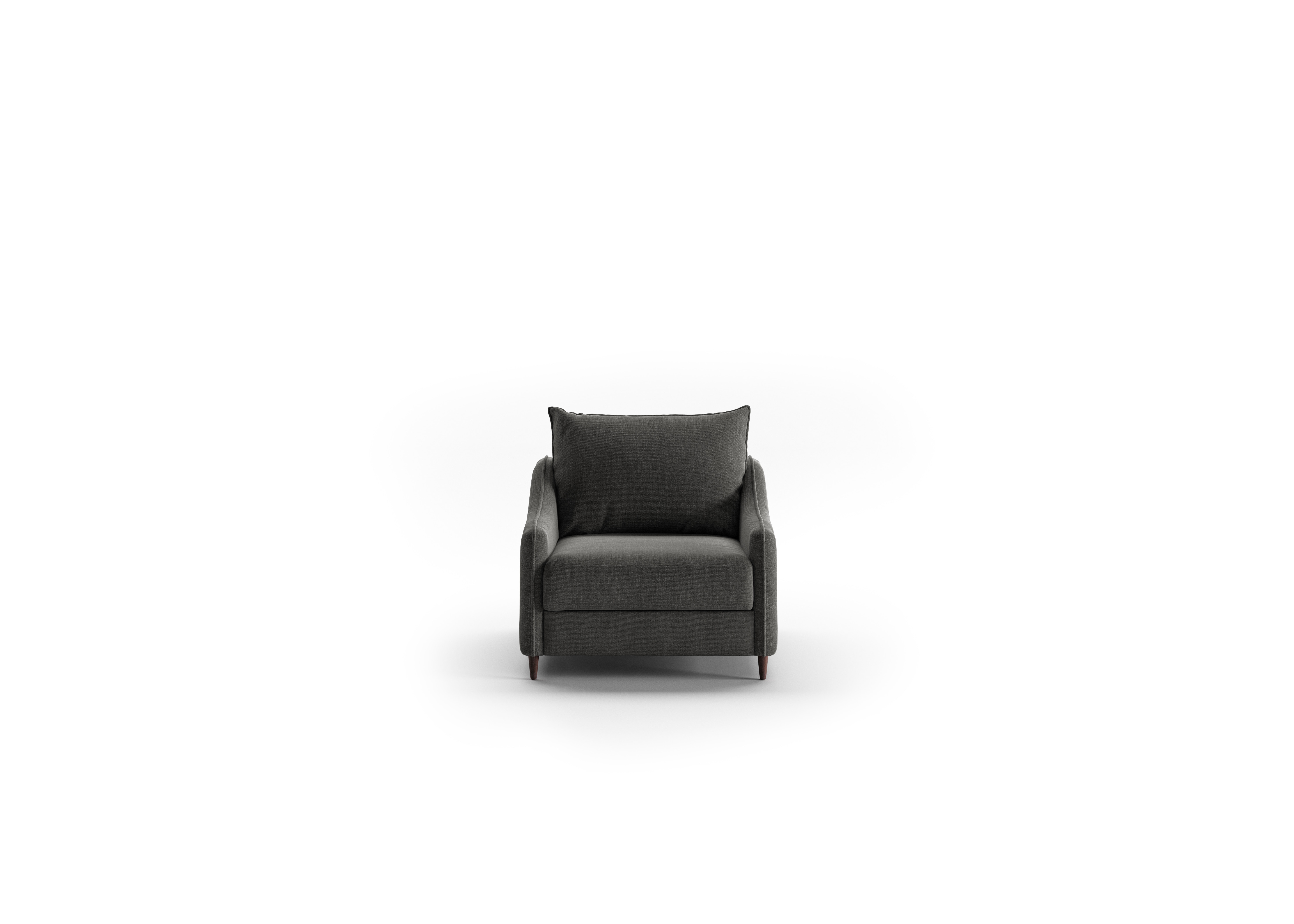 Luonto Furniture Ethos Cot Chair Sleeper - Oliver 515 - 126/9 Walnut ETHO-ANT-OLIV/515-126/9-WA