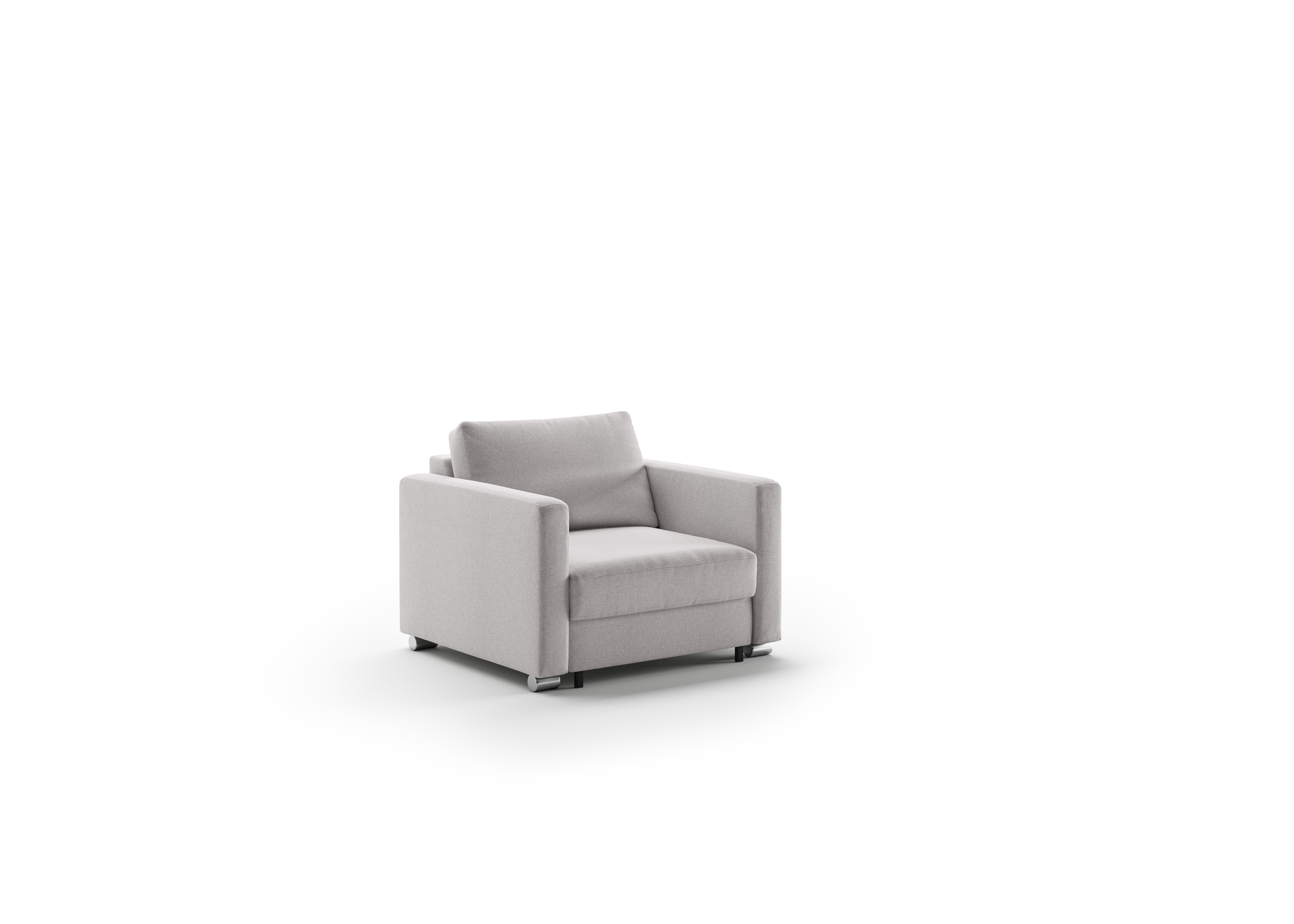 Luonto Furniture Fantasy Cot Chair Sleeper - Rene 01 - 217/6 Chrome FANT-ALV-RENE/01-217/6-CR