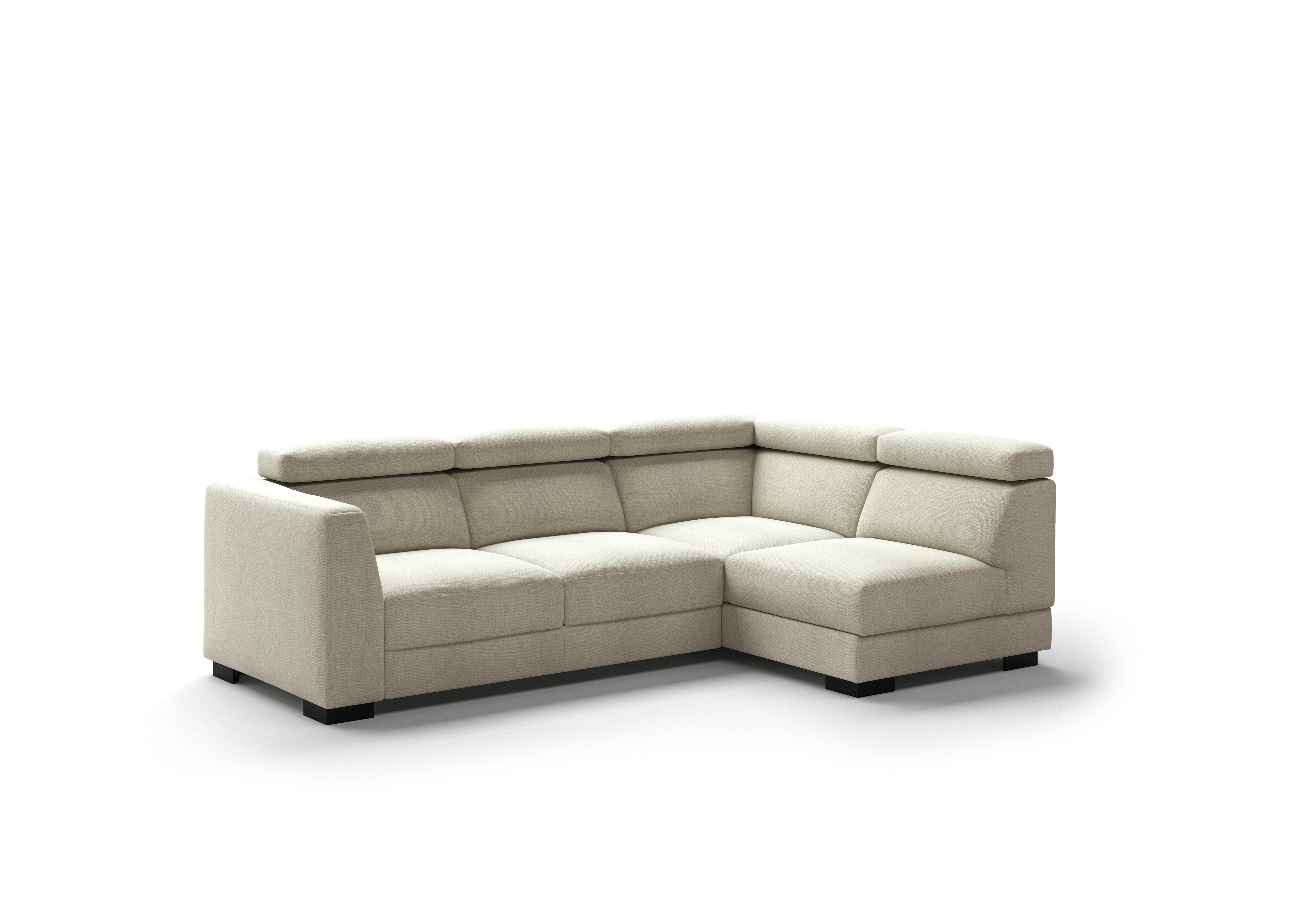 Luonto Furniture Halti Left Hand Facing Loveseat Sleeper Right Hand Facing Chaise - Atlantic 02 - 402/6 Walnut HALT-BMV-FO-ATLA/02-402/6-WA