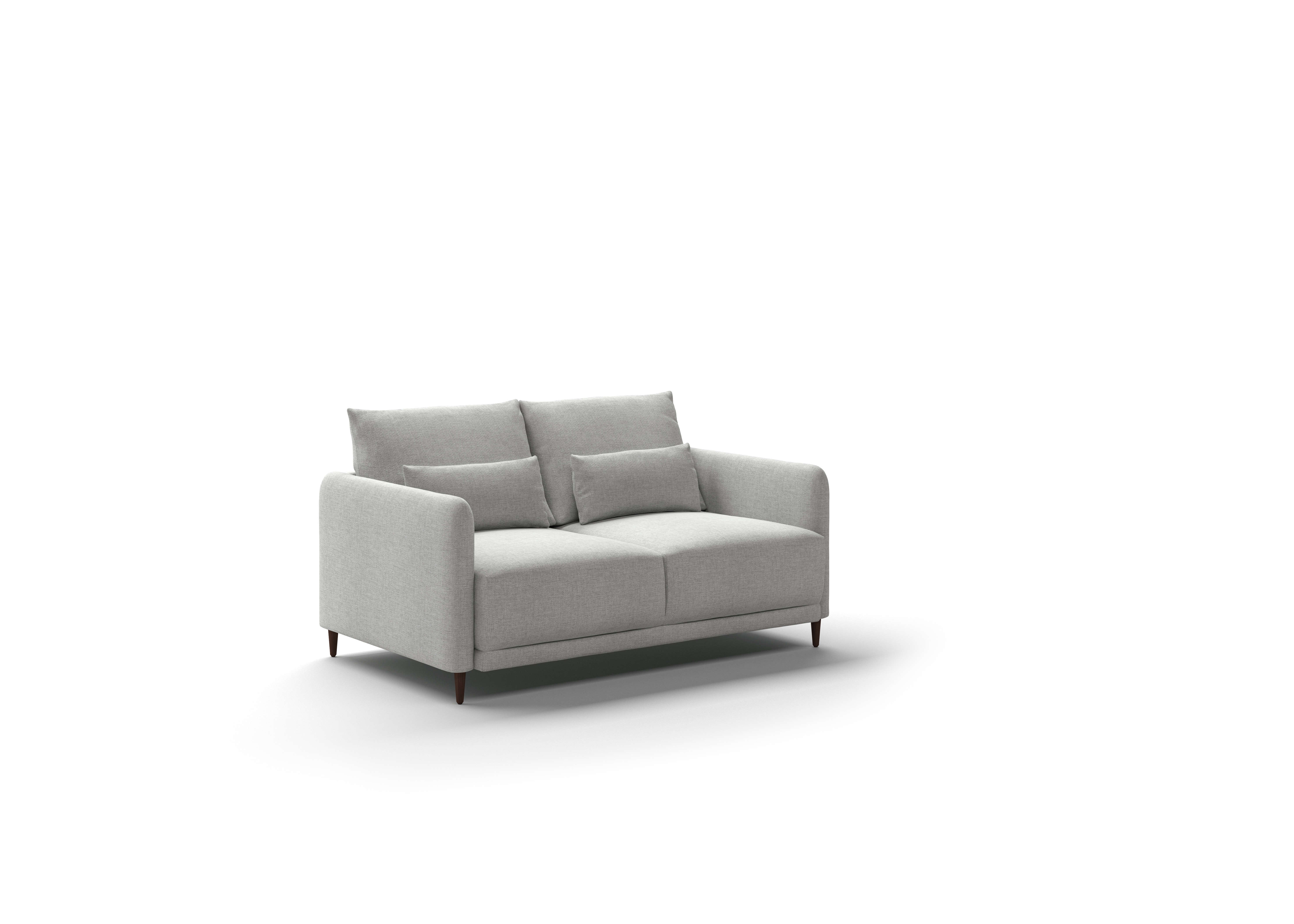 Luonto Furniture Haven Queen Loveseat Sleeper - Atlantic 01 - 126/12 Walnut HAVE-CHD-ATLA/01-126/12-WA