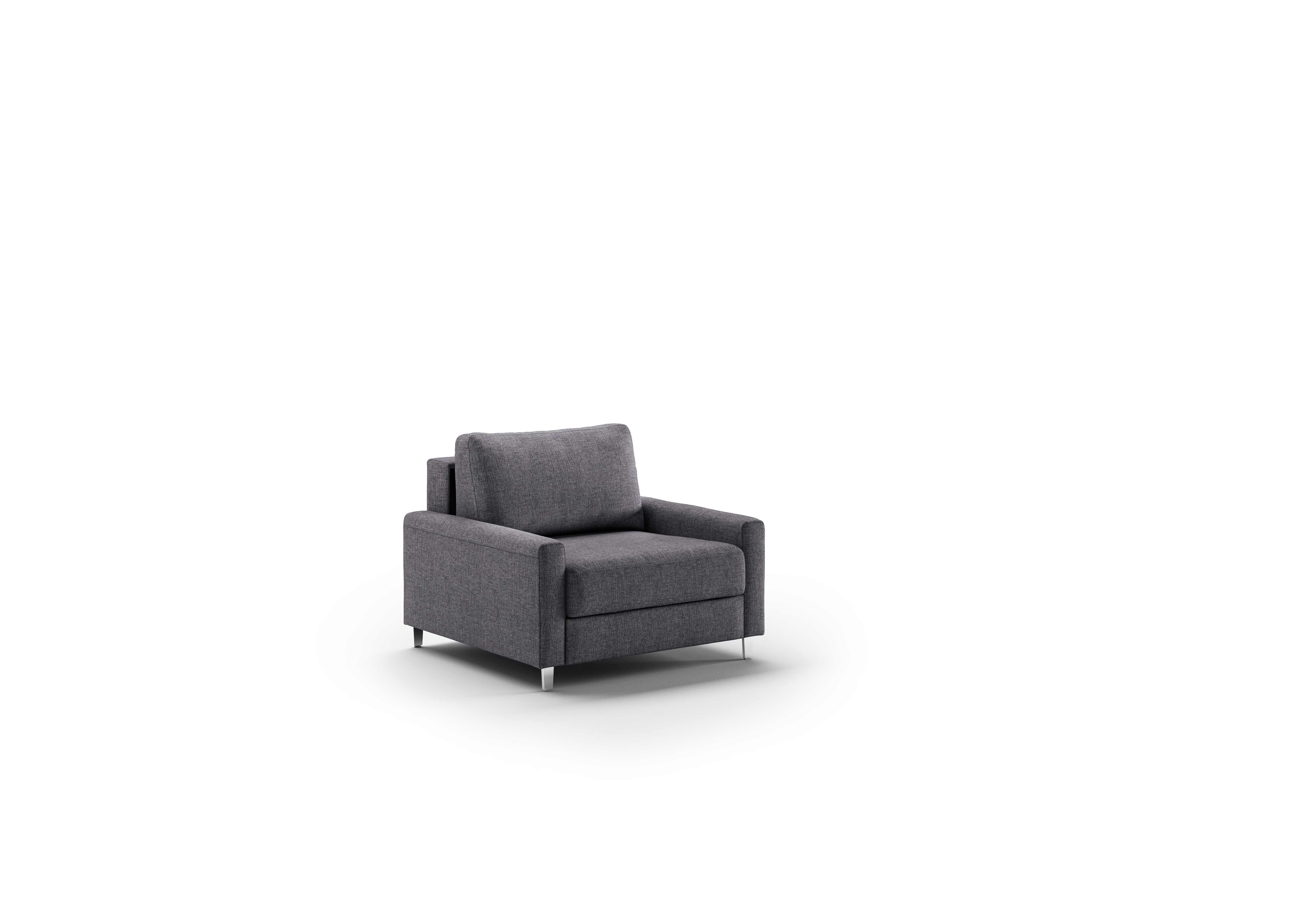 Luonto Furniture Nico Cot Chair Sleeper - Rene 04 - 104/9 Walnut NICO-ANT-RENE/04-104/9-WA