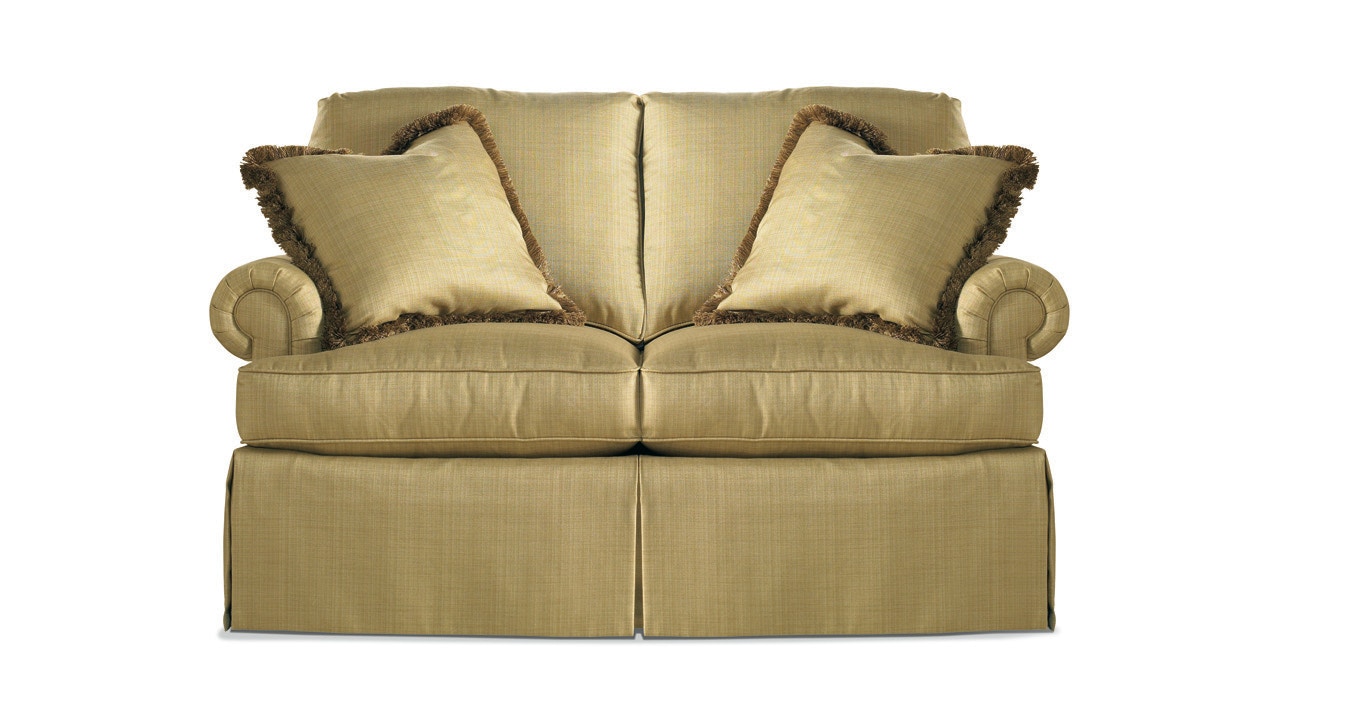 Sherrill Living Room Two Cushion Loveseat 222560 Stowers Furniture