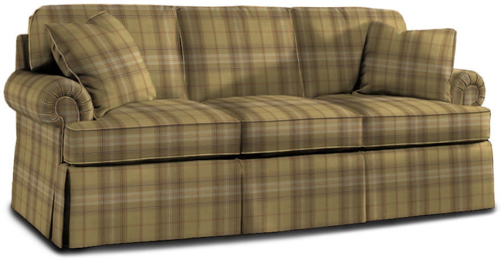Sherrill Furniture Living Room Three Cushion Sofa 2225 84 Louis