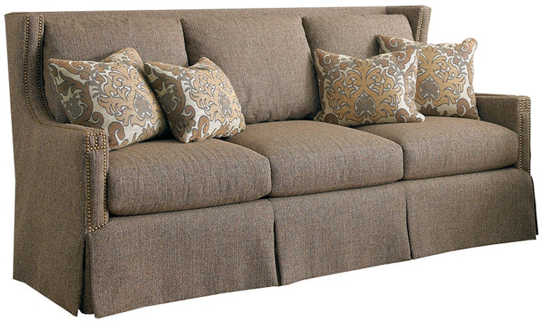 Sherrill Living Room Three Cushion Sofa-Loose Seat Cushion-Semi-Attached Back  Cushion 2368 - Kalin