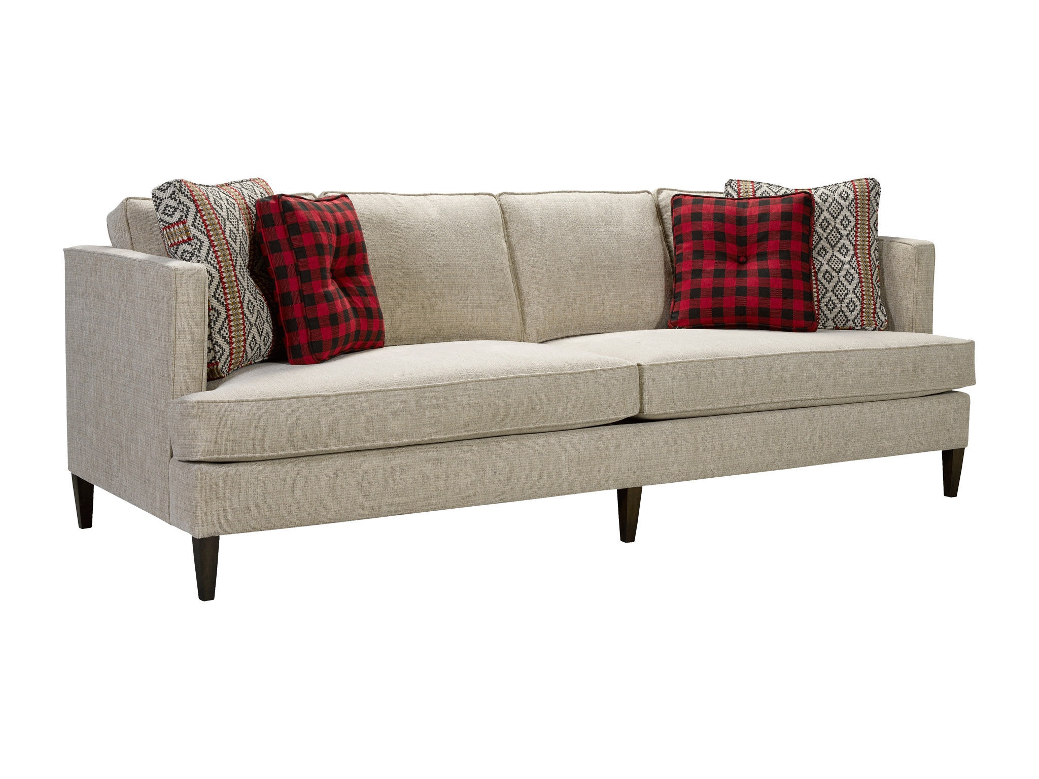 Plaid Sofa Broyhill Baci Living Room