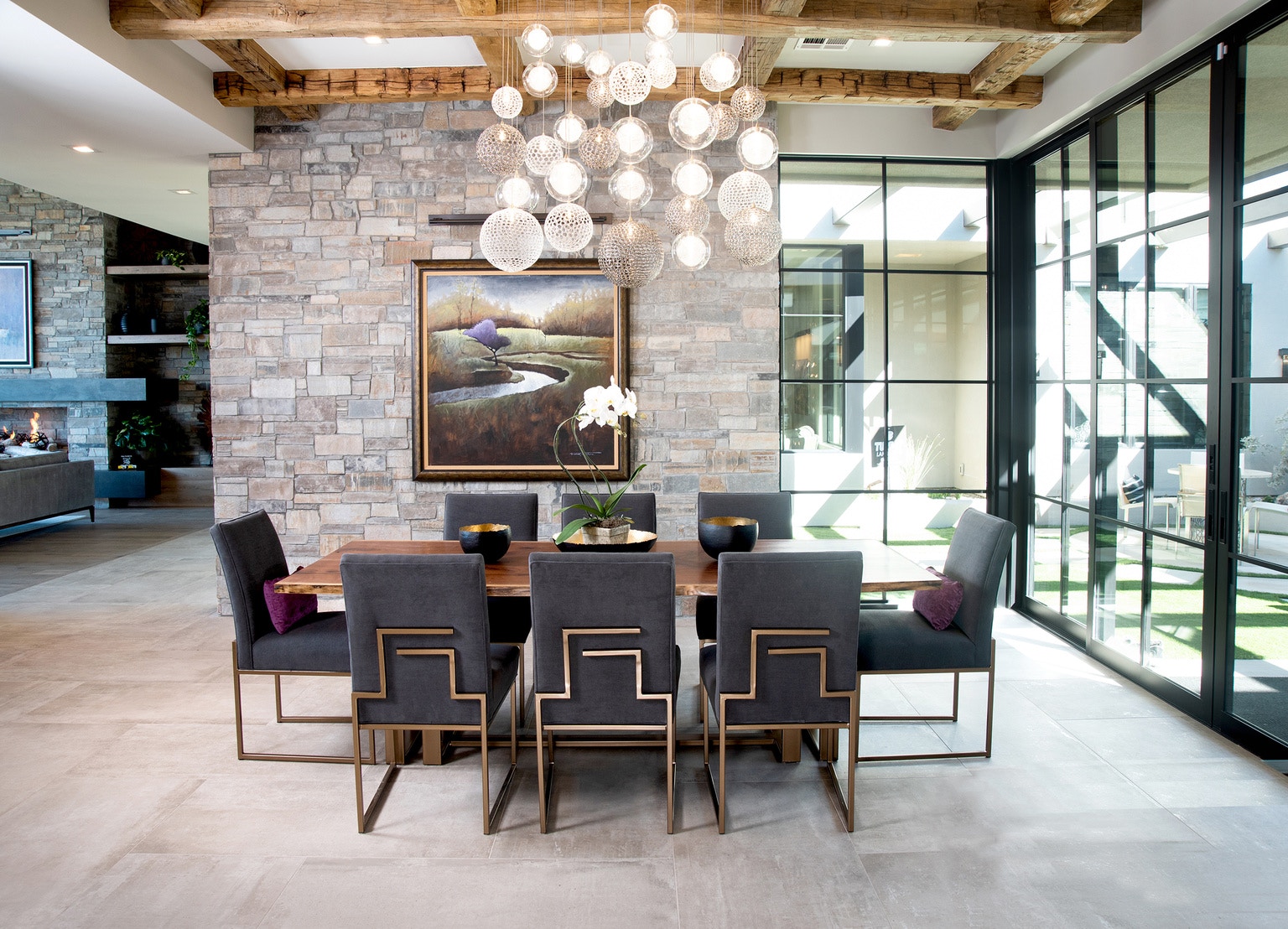 Charleston C671 Dining Room Vero Dining Chair Luxury Back