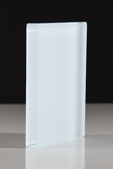 Charleston Forge Glass Acid-Etched White Backpaint GLAE-WHITE