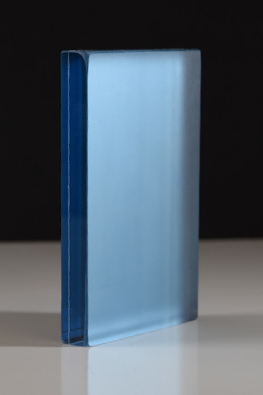 Charleston Forge Glass Acid-Etched Blue Mirror GLAEM-BLUE