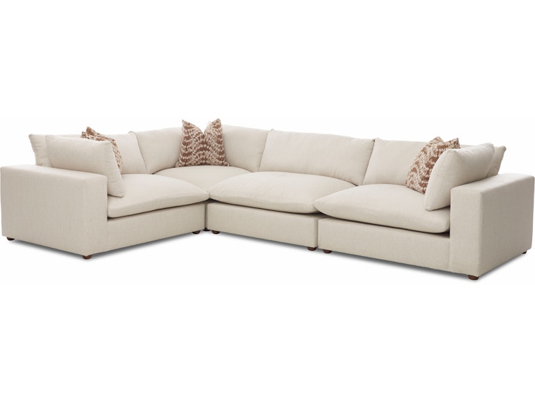 Klaussner Living Room Lenny Sectional K38300 Sect Sofas Unlimited Central Pa
