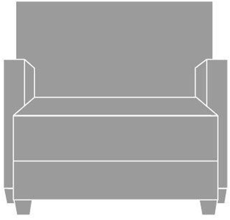Klaussner Living Room Fifi Chaise Lounge D28950 Chase Hamilton Fifi Chaise Lounge D28950 Chase