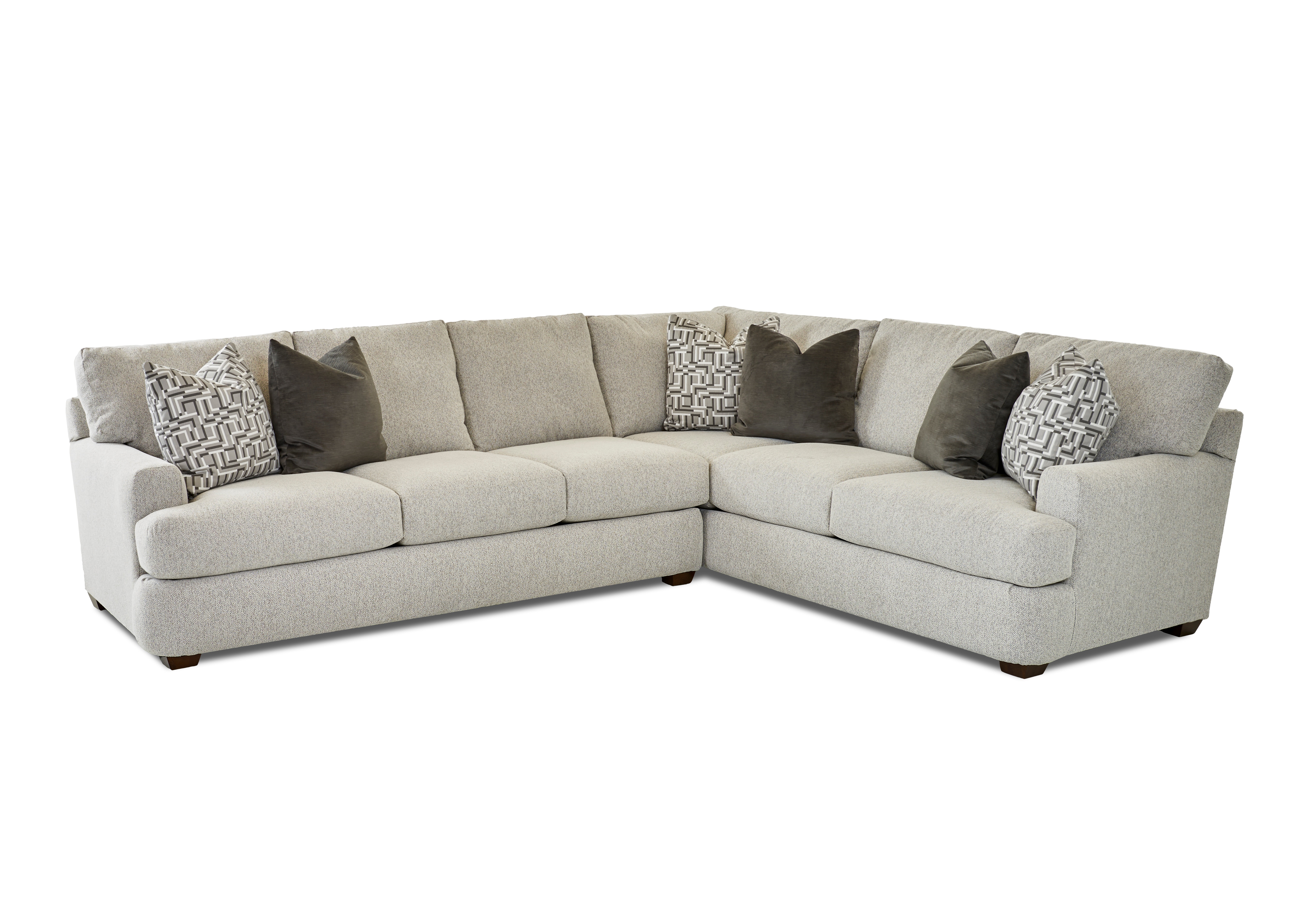 Klaussner Living Room Haynes Sectional K18400 SECT Klaussner Home Furnishings Asheboro, North