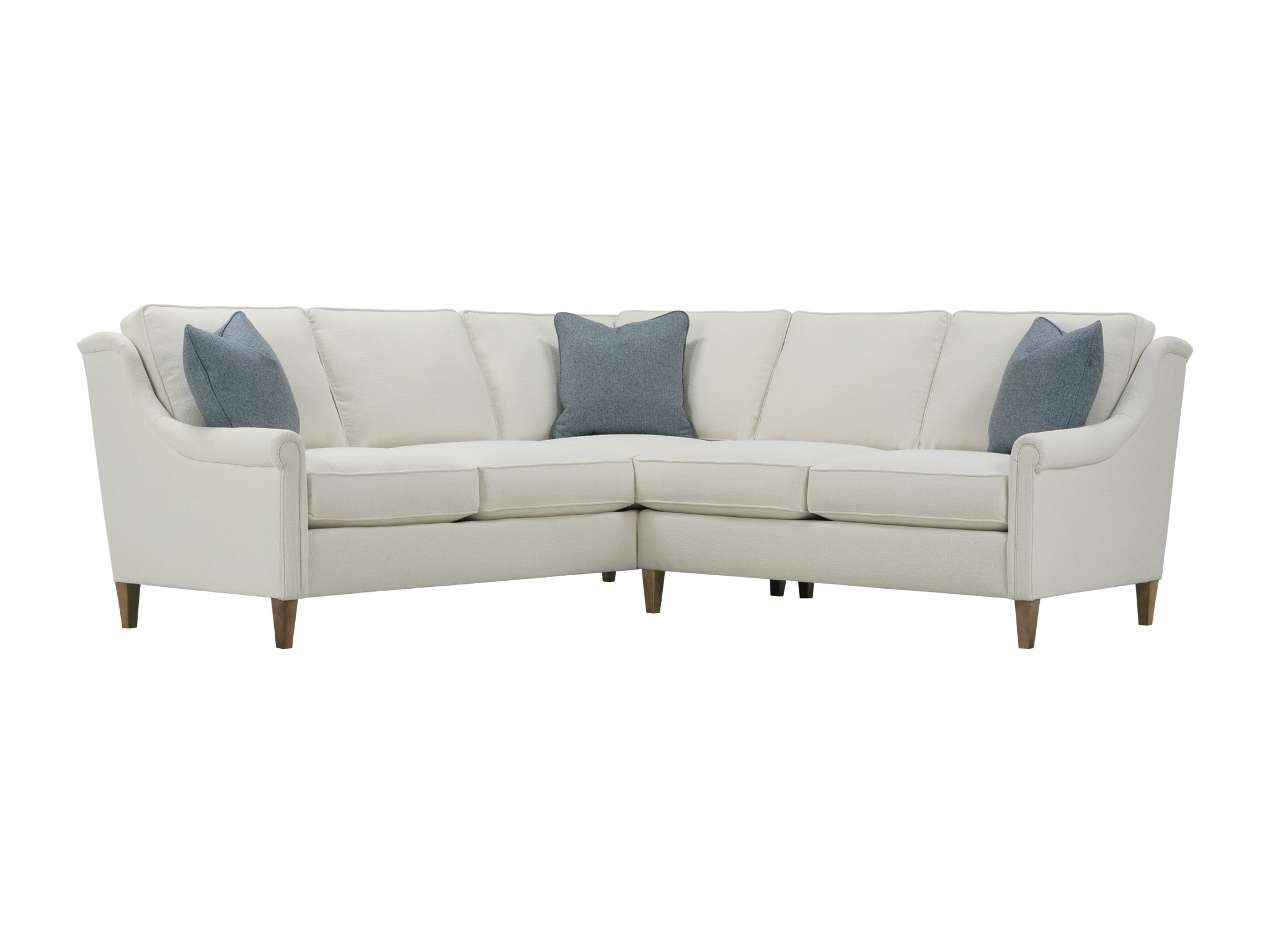 Rowe Living Room Sectional DR100-B-SECT - Hamilton Sofa & Leather ...