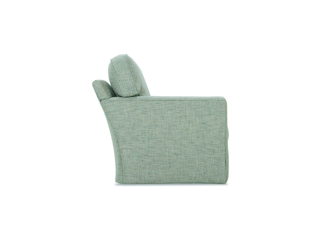 Rowe Living Room Evan Swivel Chair P340016 Hickory Furniture Mart